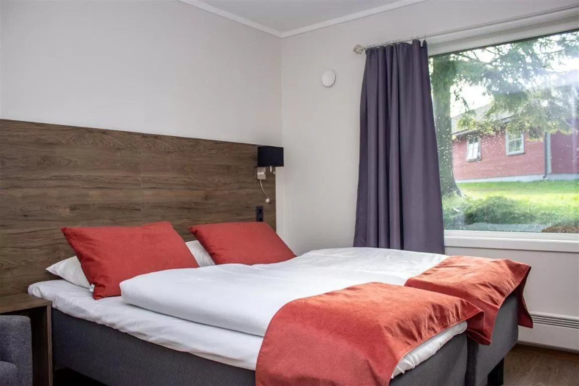 Bedroom, Bed in Hotell Fritidsparken