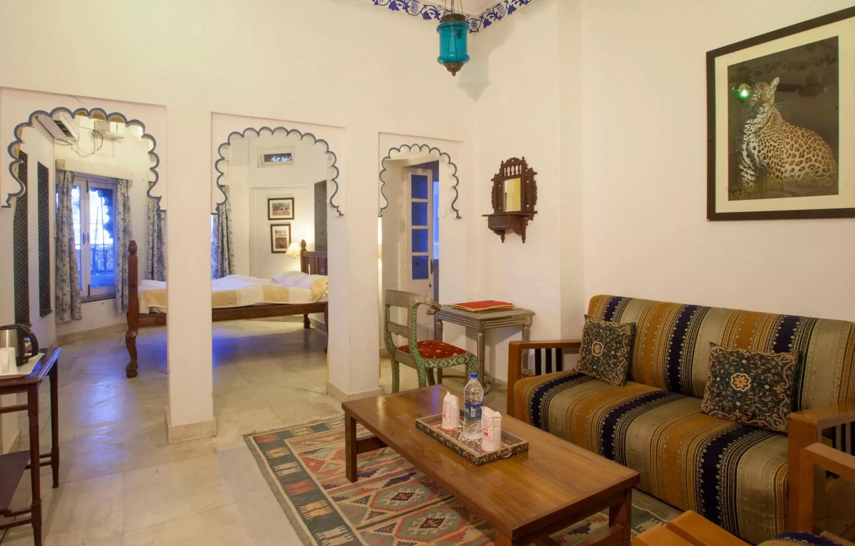 Inner courtyard view, Seating Area in Lake Pichola Hotel