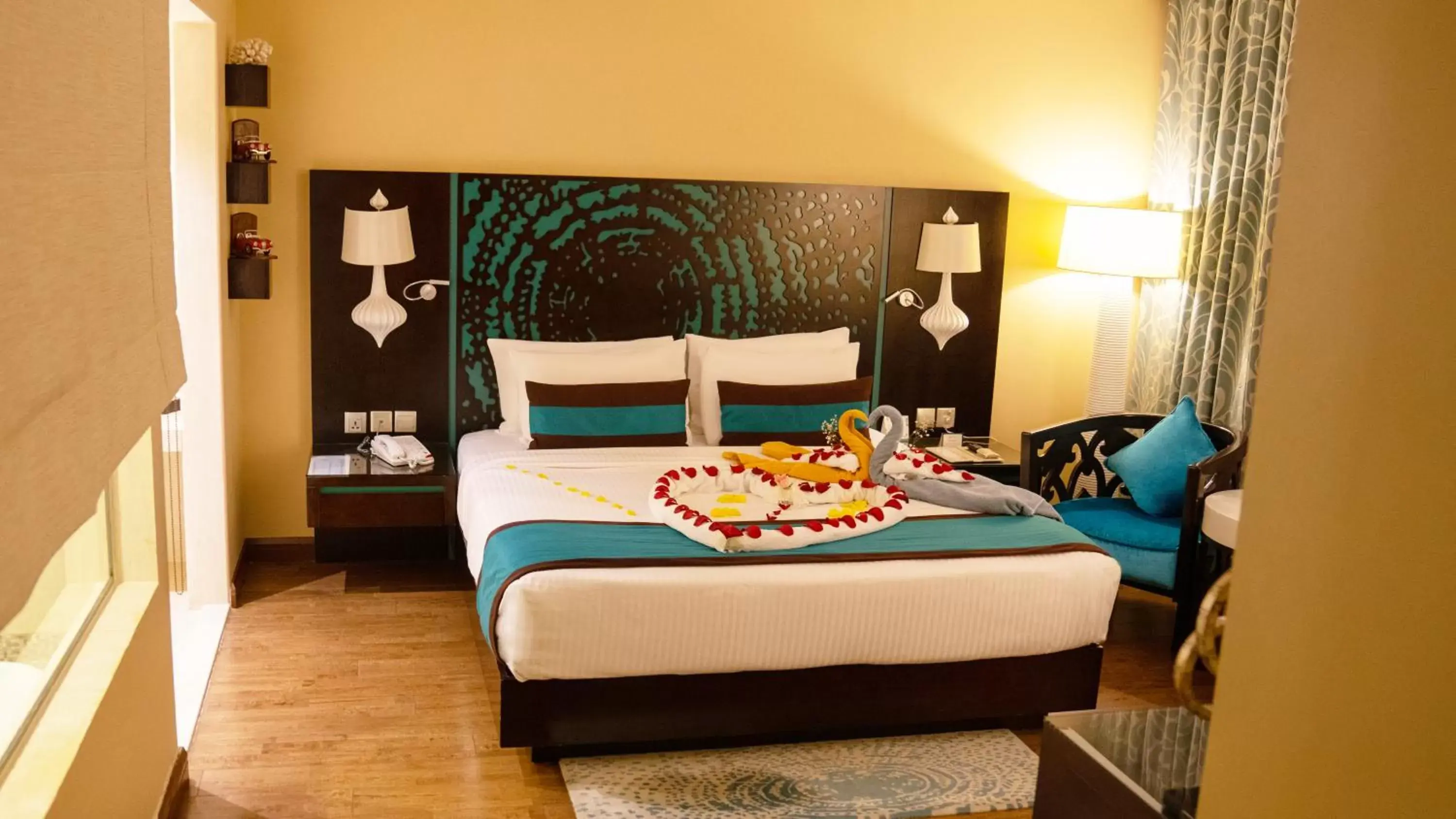 Bedroom, Bed in Signature Hotel Al Barsha