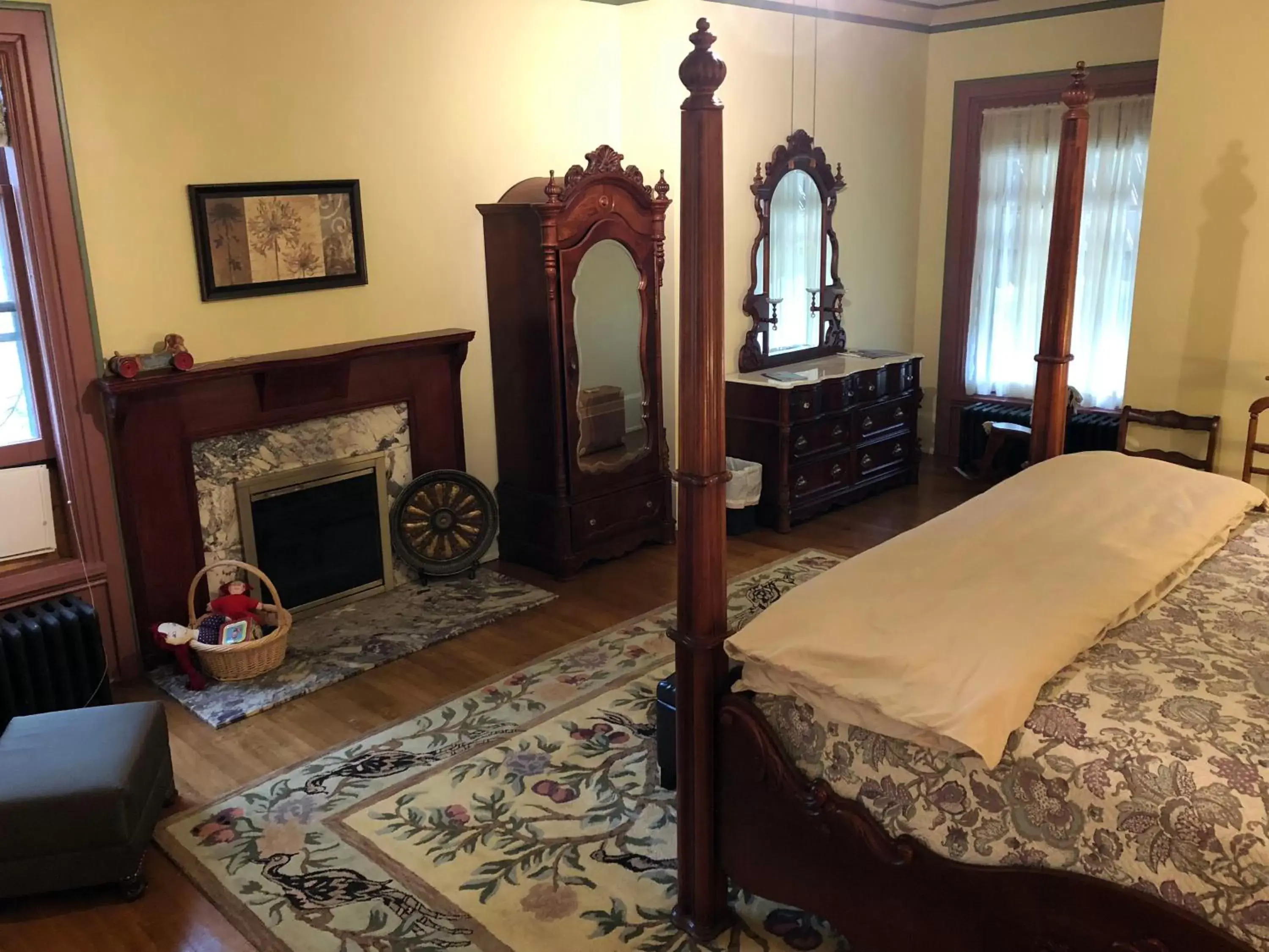 Bedroom in The Parsonage Inn B&B