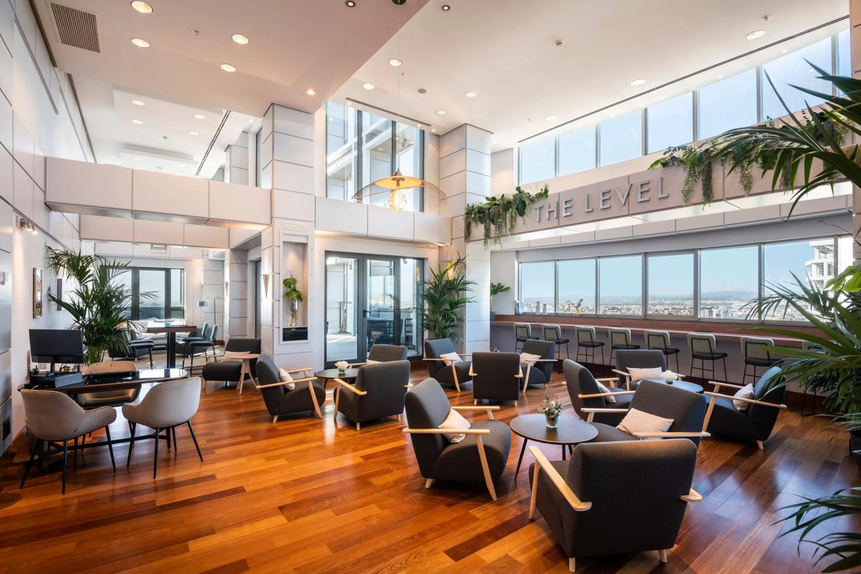 Communal lounge/ TV room in Melia Valencia