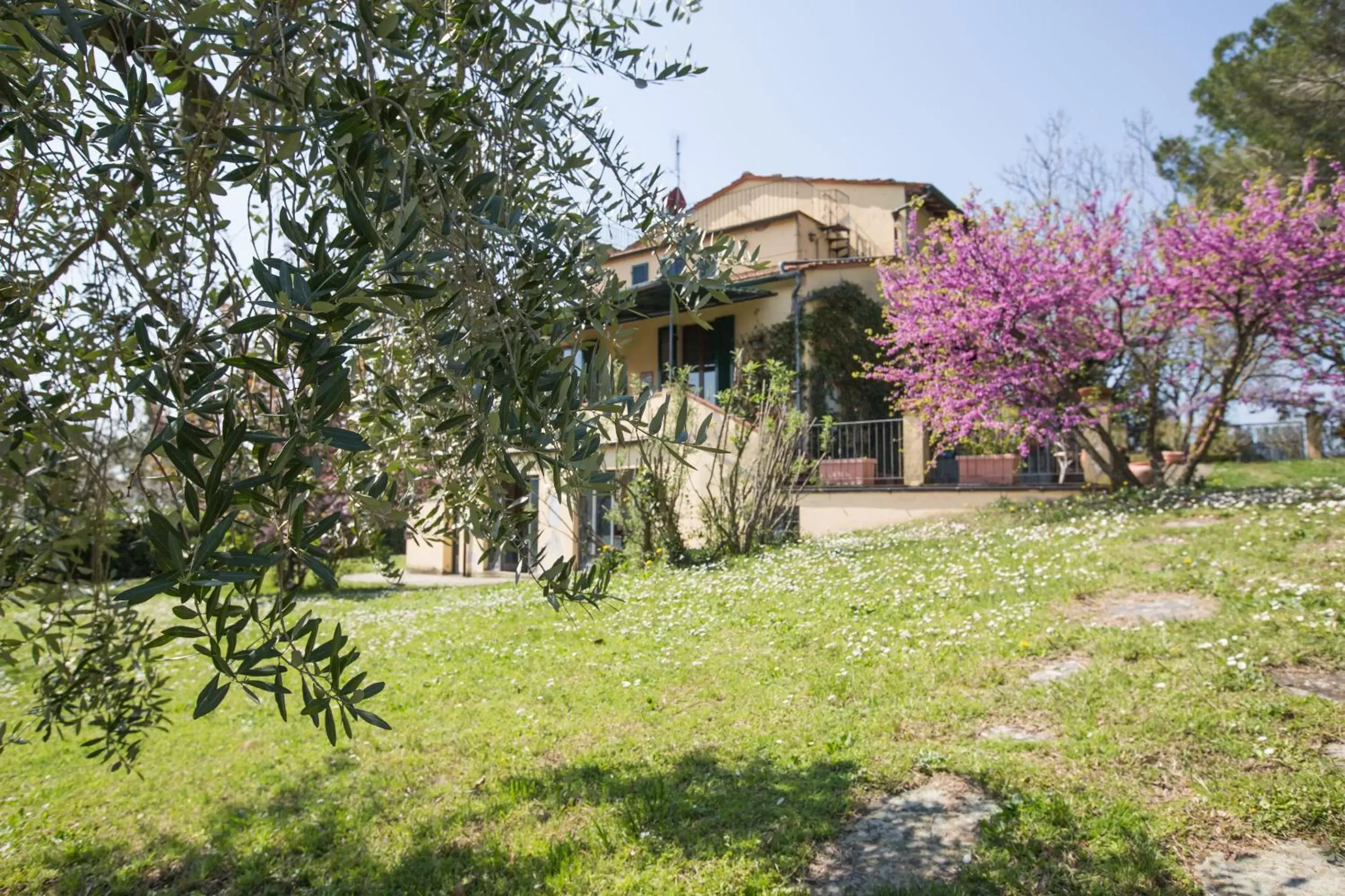 Garden in Independent loft on Florence's hills