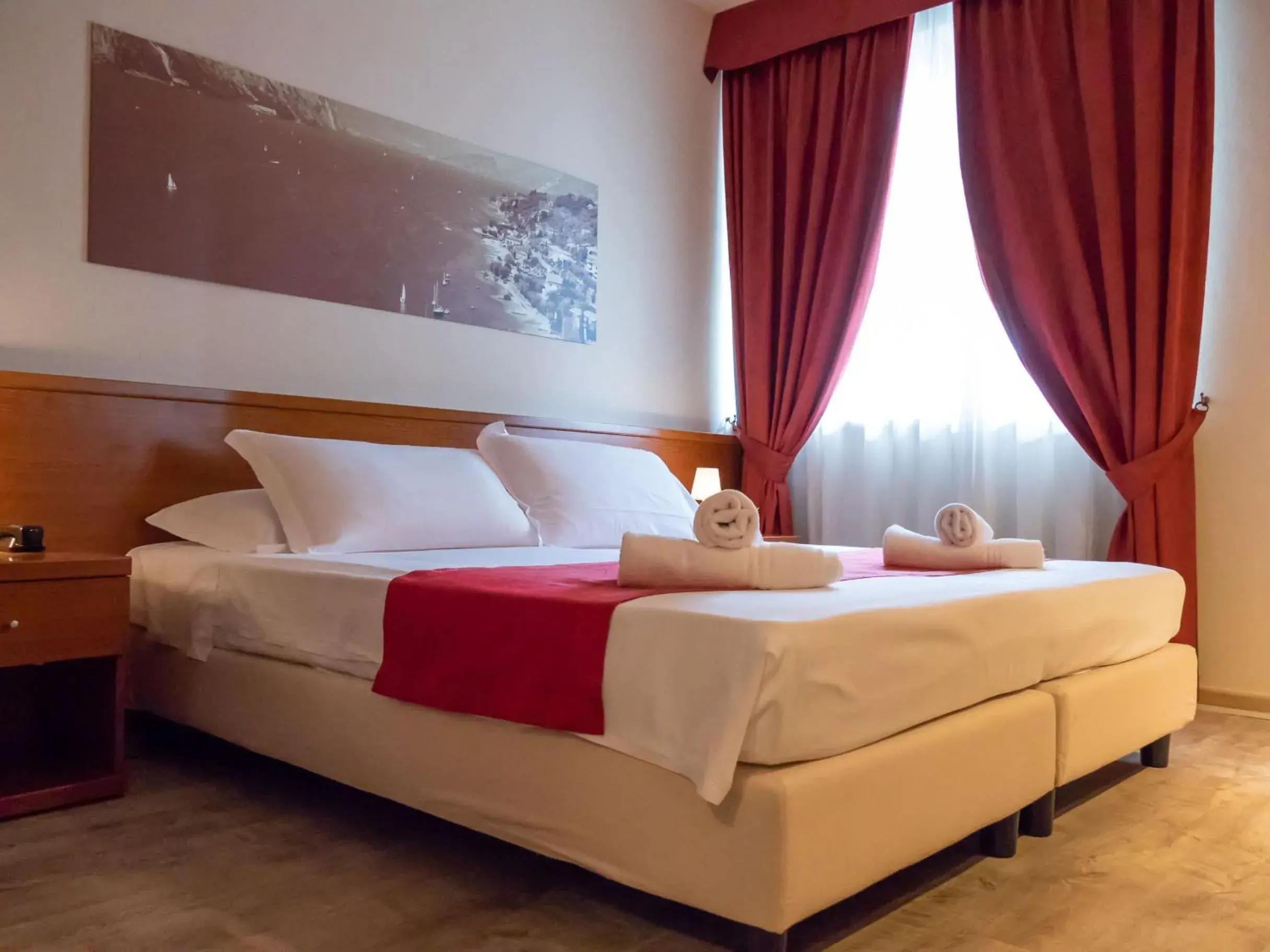 Bed in Hotel Venezia Park