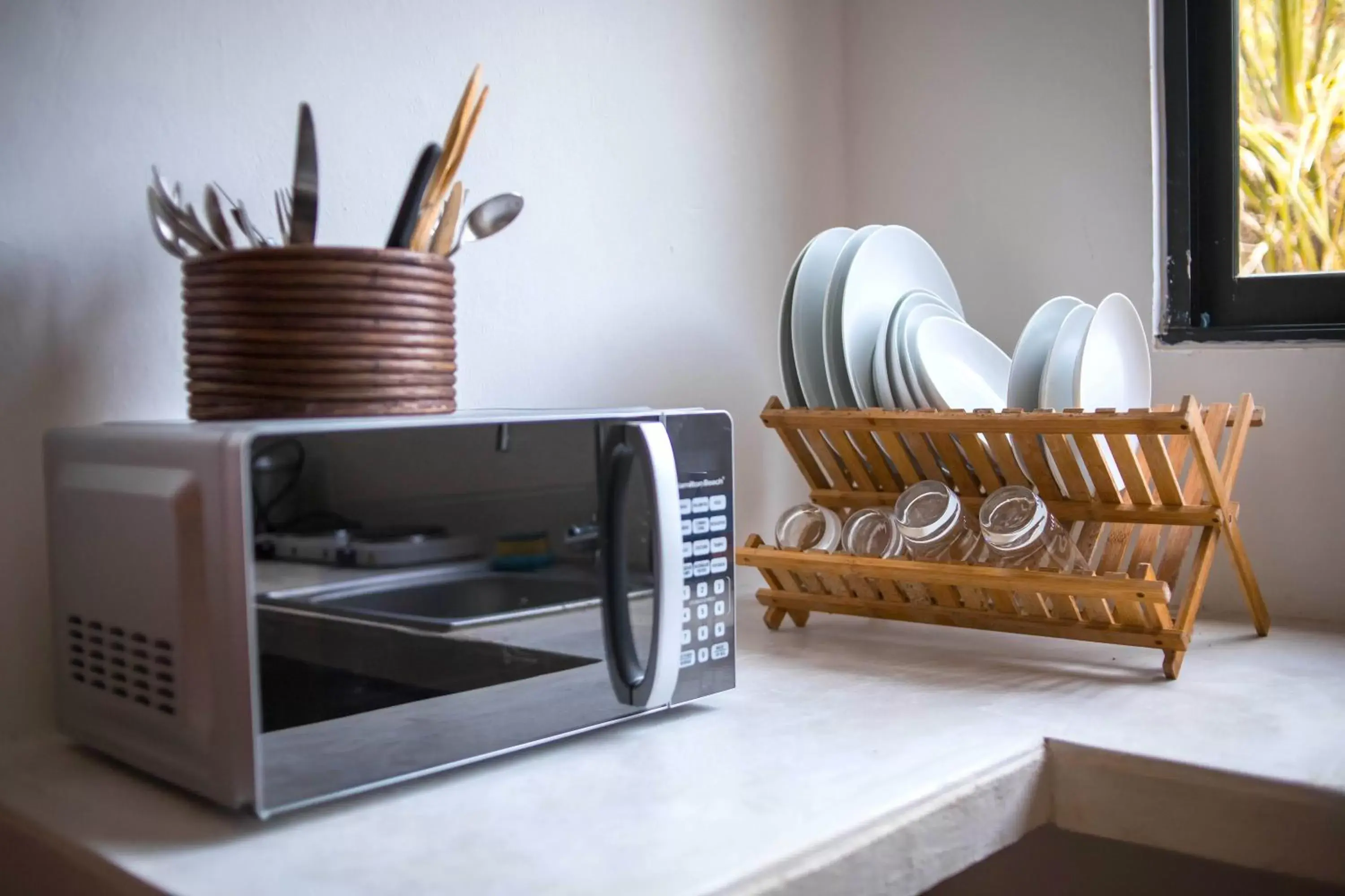 Kitchen or kitchenette in Royal Palm Bacalar Cabañas & Lagoon Club