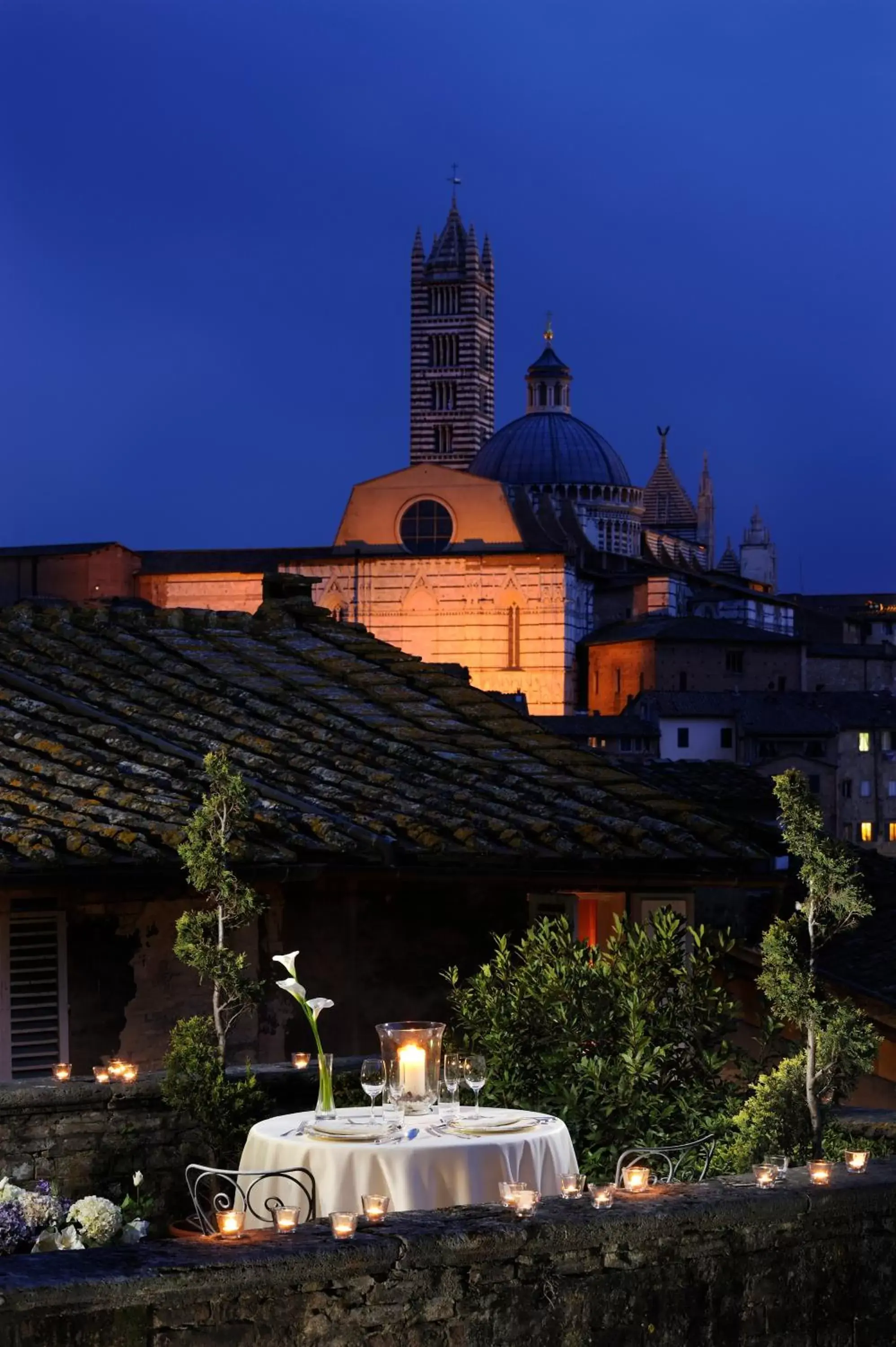 Balcony/Terrace in Grand Hotel Continental Siena - Starhotels Collezione