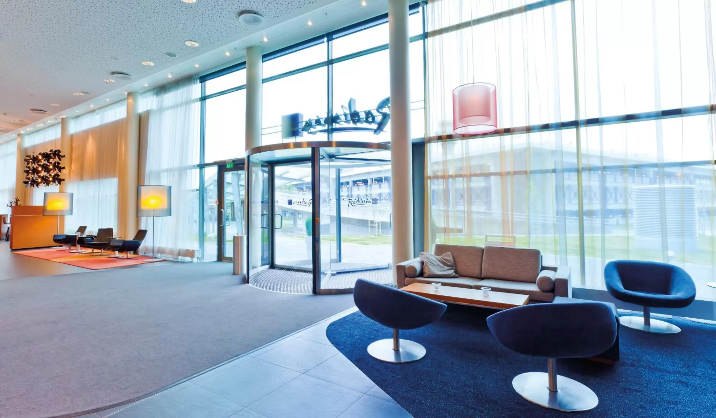 Lobby or reception in Radisson Blu Hotel, Trondheim Airport