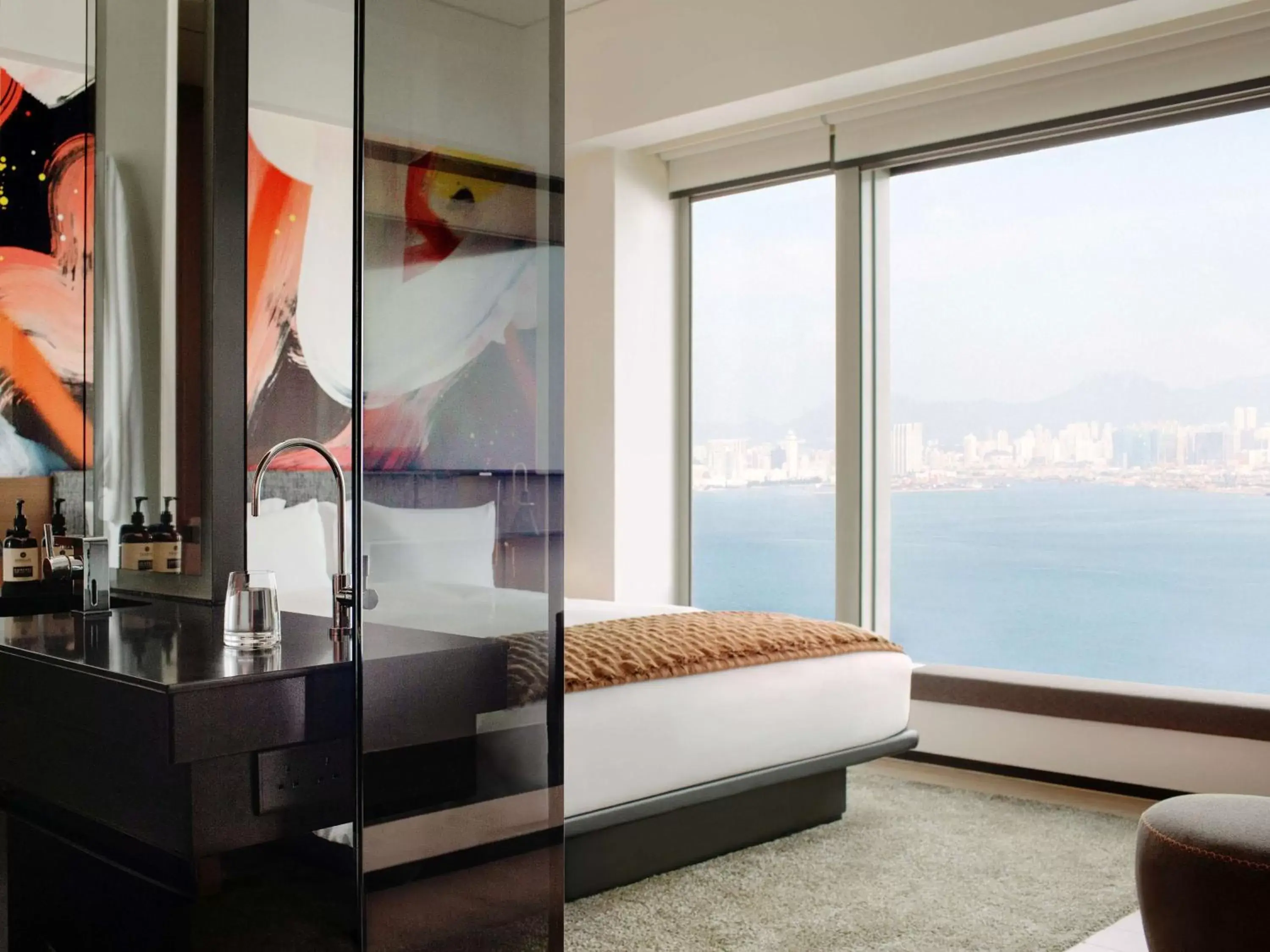 Photo of the whole room, Bed in EAST Hong Kong