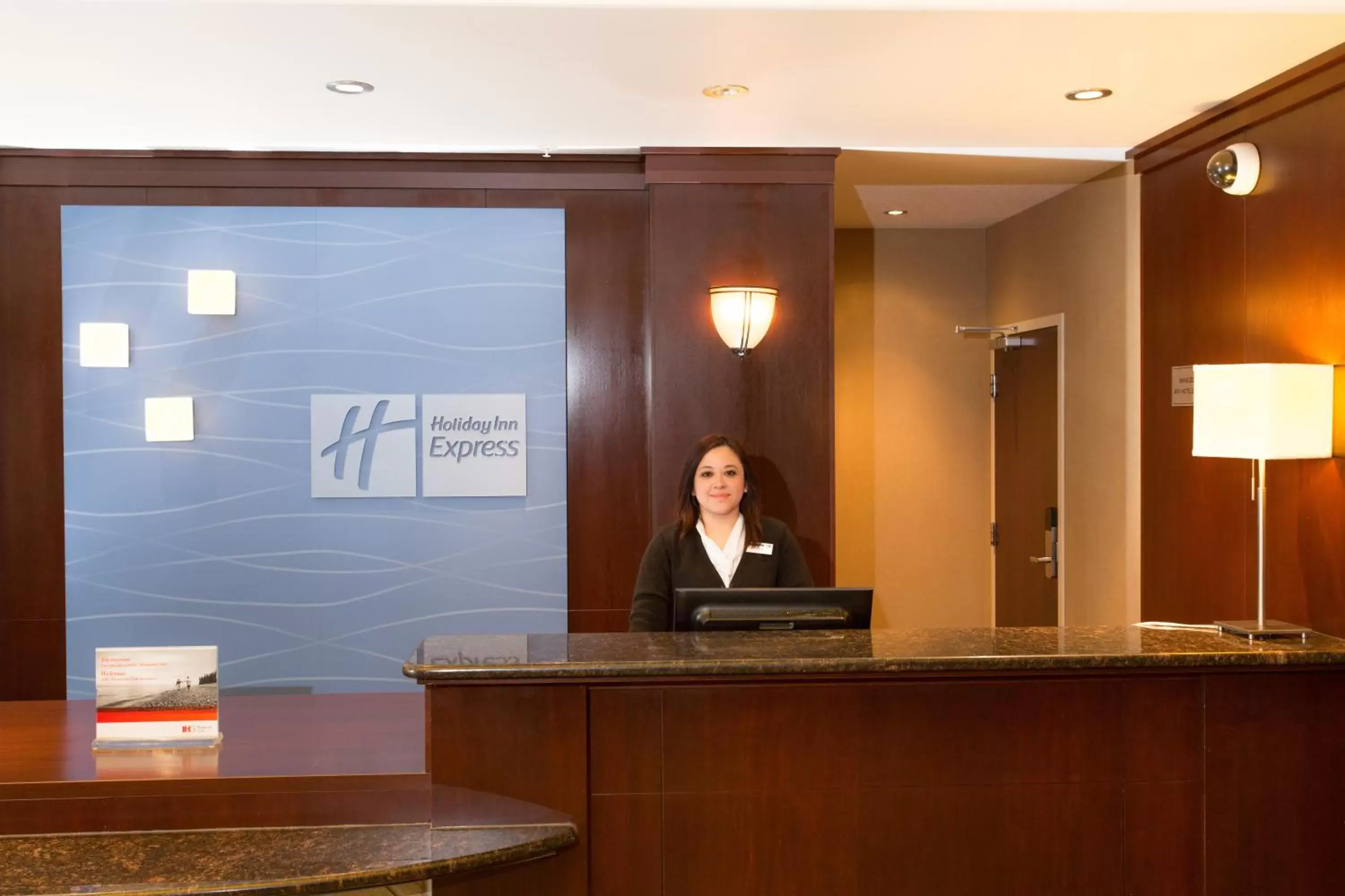 Property building, Lobby/Reception in Holiday Inn Express & Suites Whitecourt, an IHG Hotel