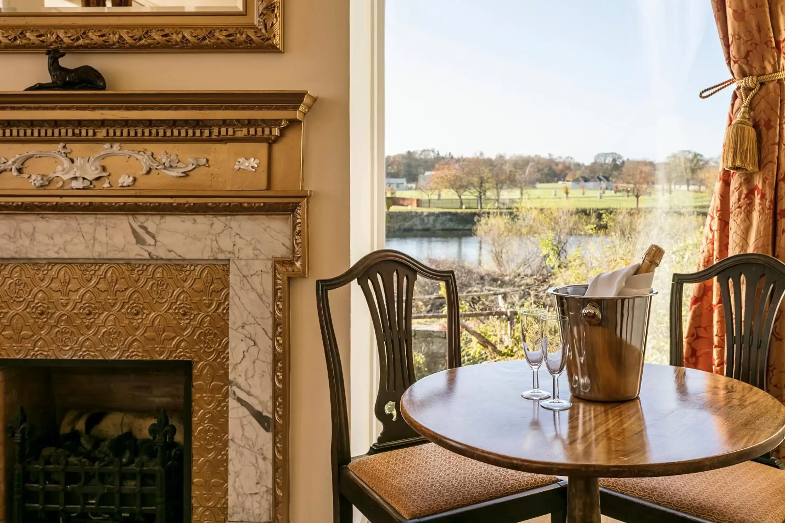 Seating area in Ednam House Hotel