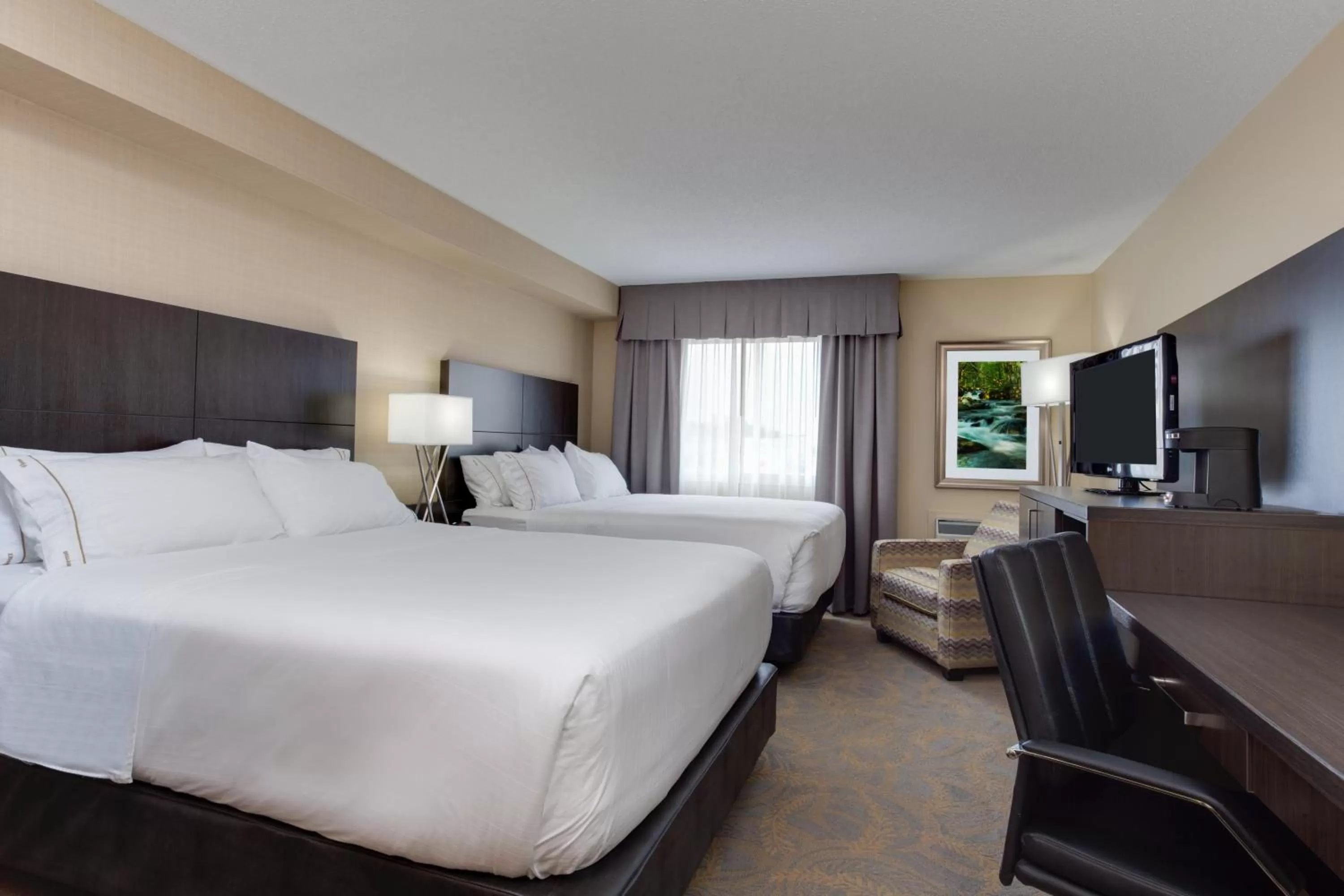 Photo of the whole room, Bed in Holiday Inn Express Hotel & Suites Uptown Fredericton by IHG