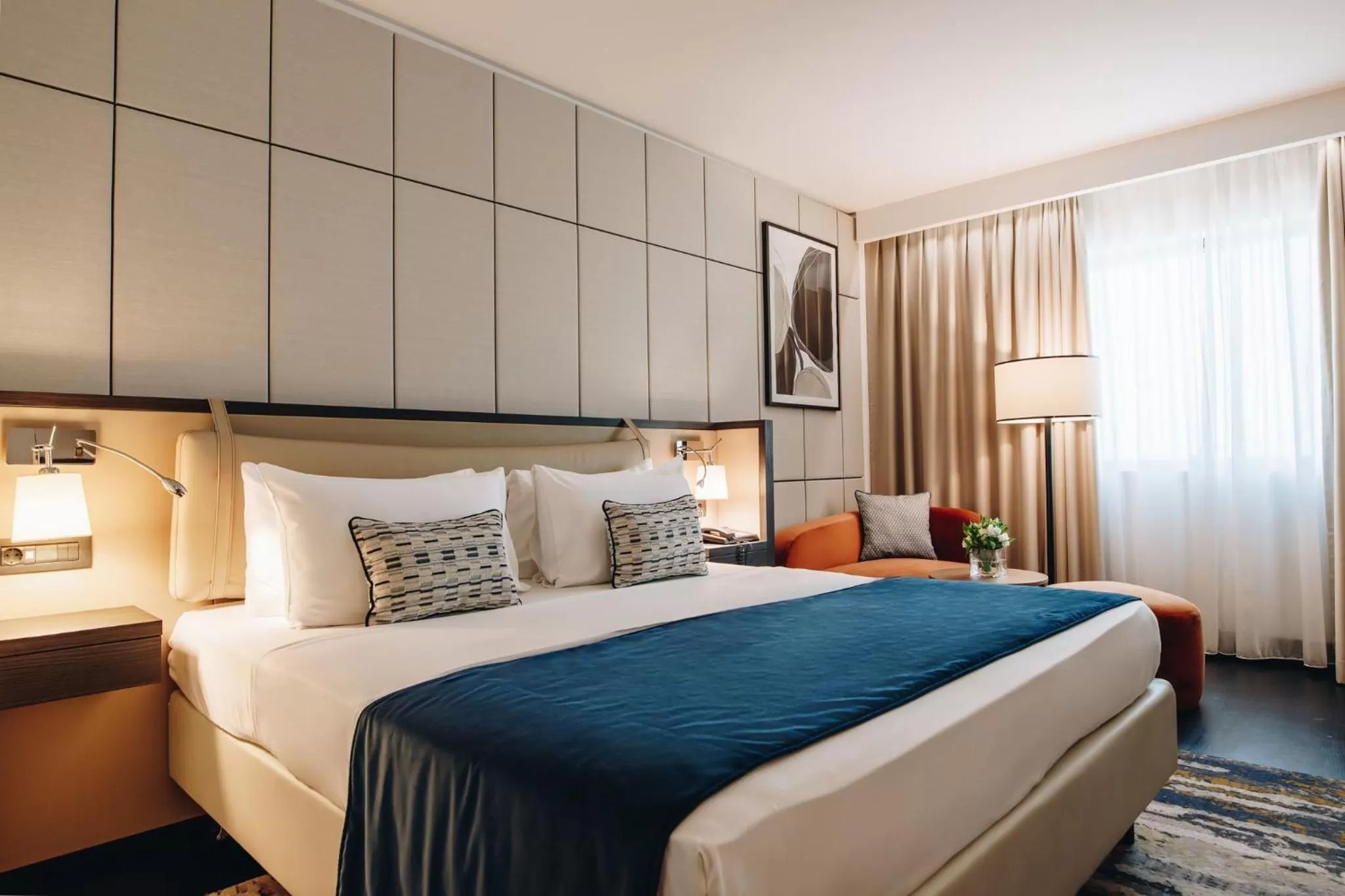 Photo of the whole room, Bed in Crowne Plaza Belgrade by IHG