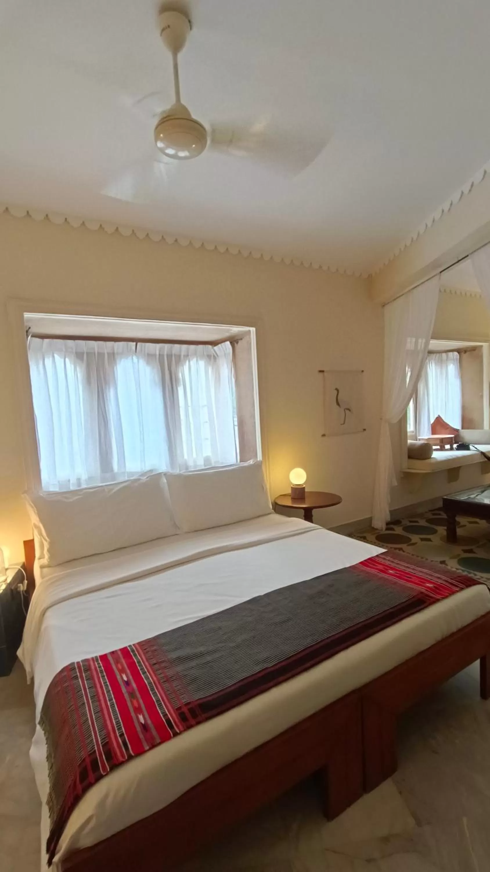 Bed in The Stepwell Hotel