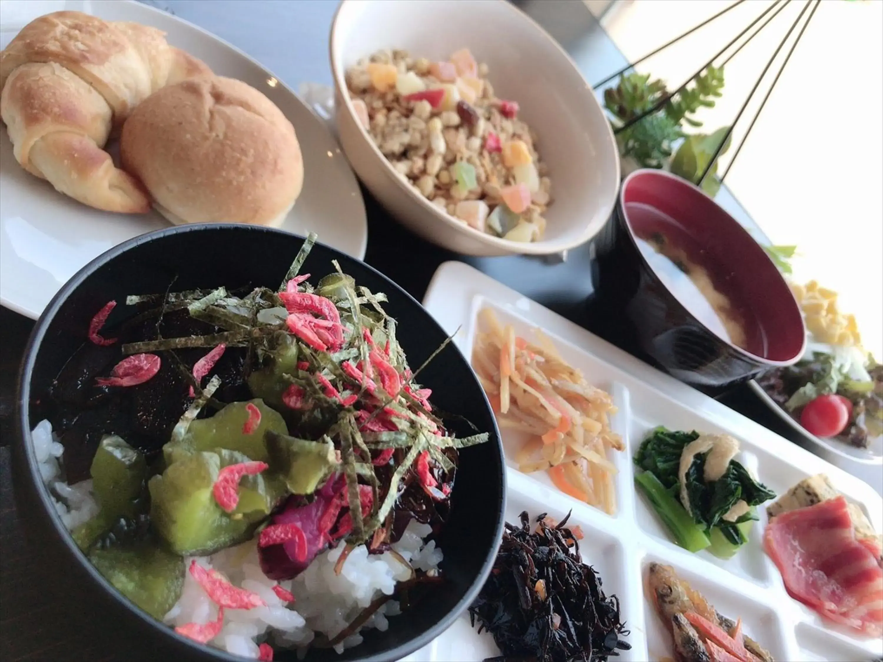 Buffet breakfast, Food in Green Rich Hotel Naha -Hotel & Capsule- Artificial hot spring Futamata Yunohana