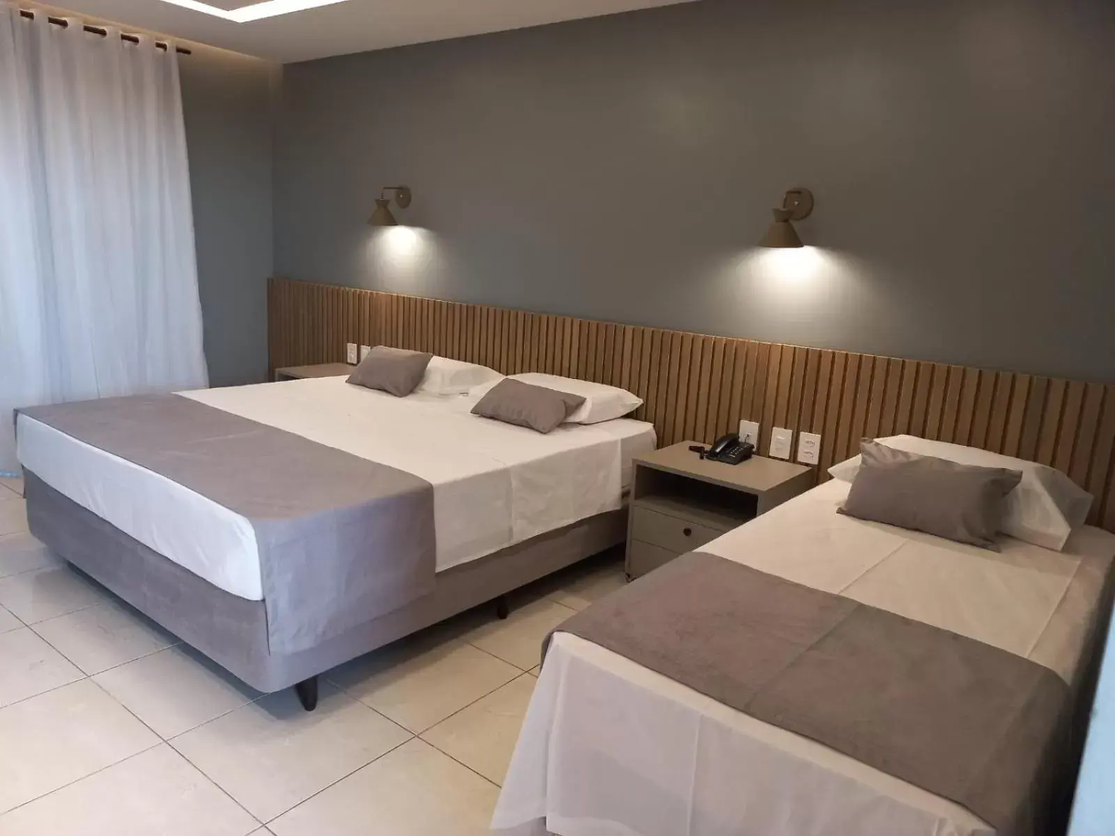 Bed in Hotel Adventure São Luís