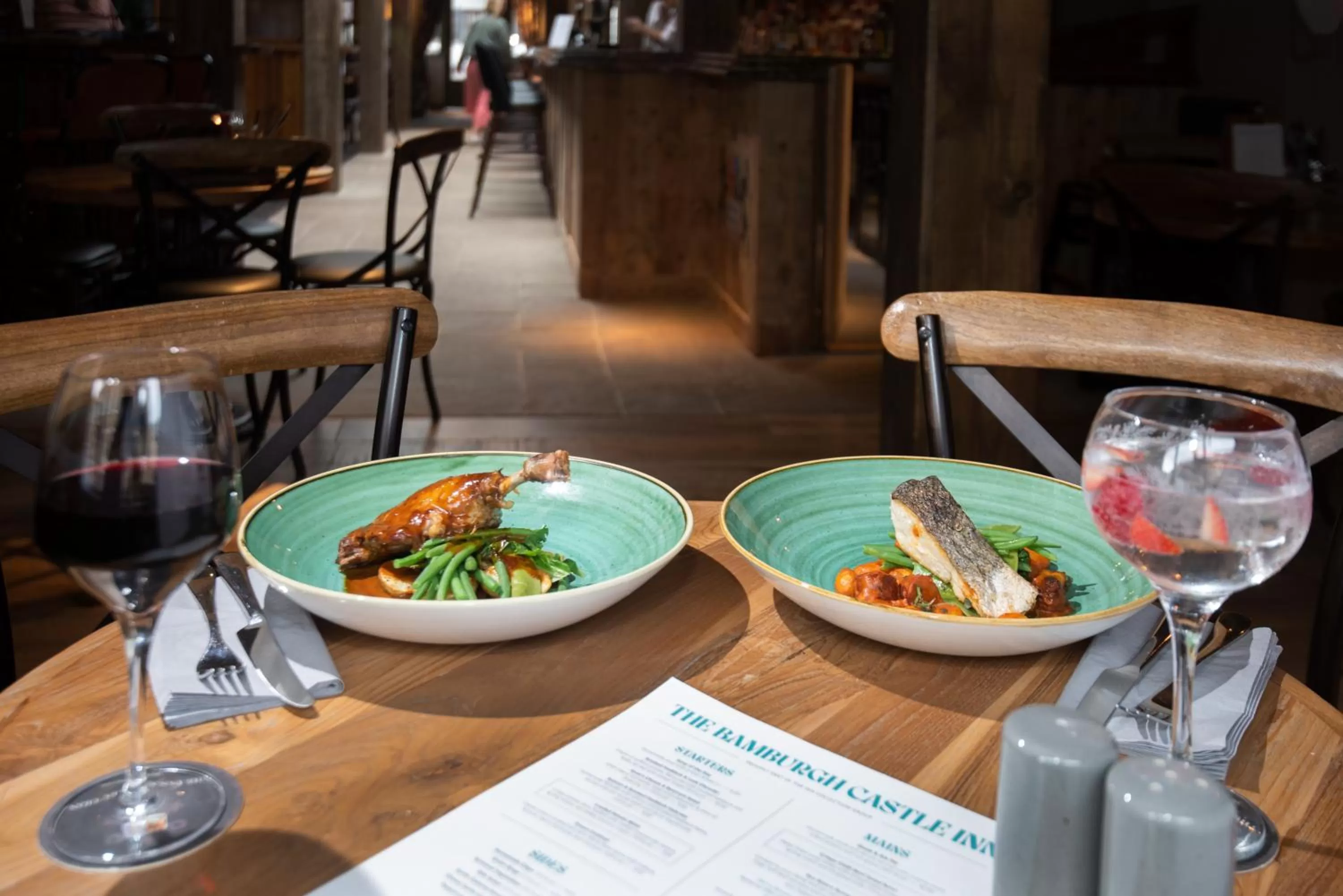 Food and drinks in The Bamburgh Castle Inn - The Inn Collection Group