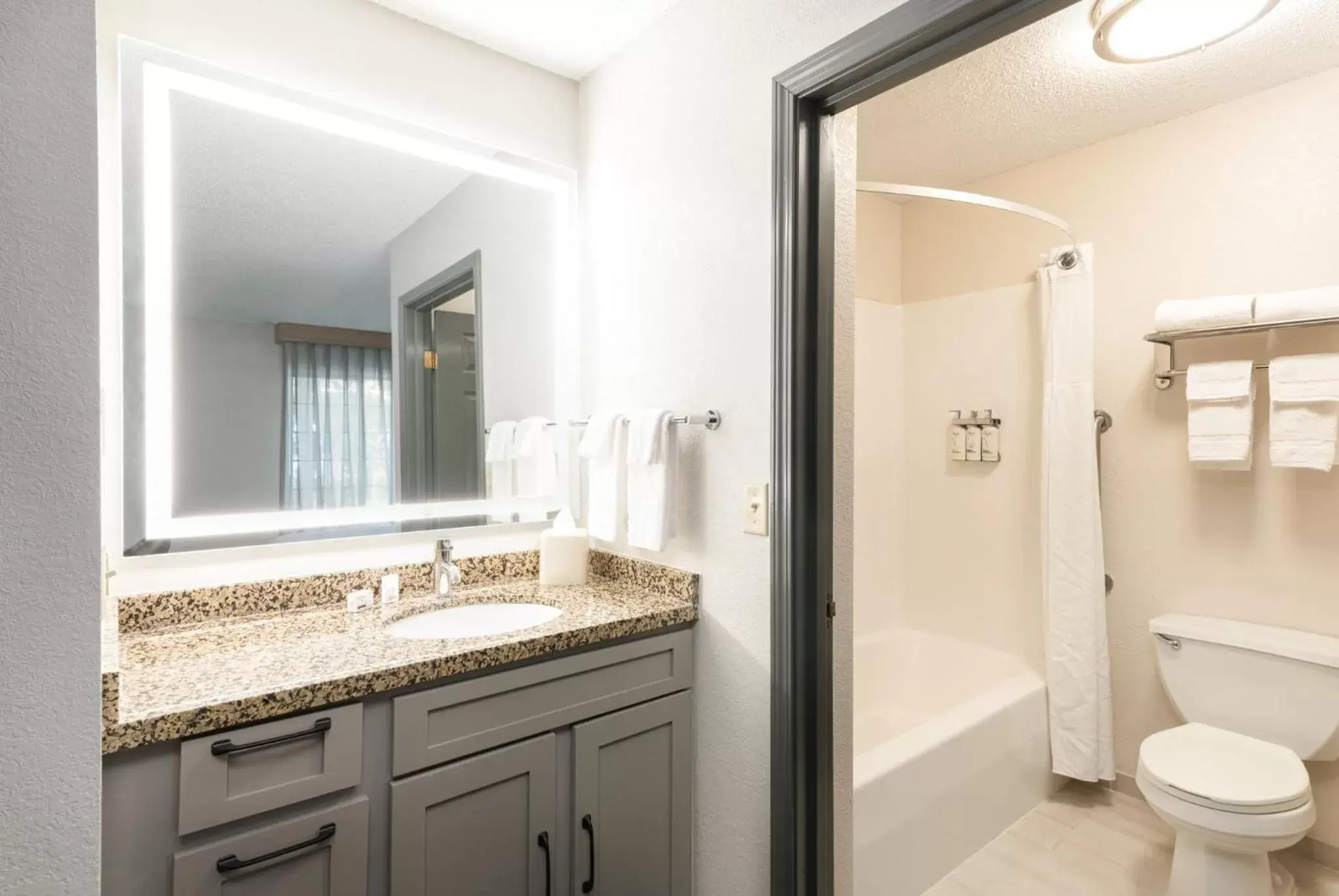 Photo of the whole room, Bathroom in Candlewood Suites Eagan - Mall of America Area, an IHG Hotel