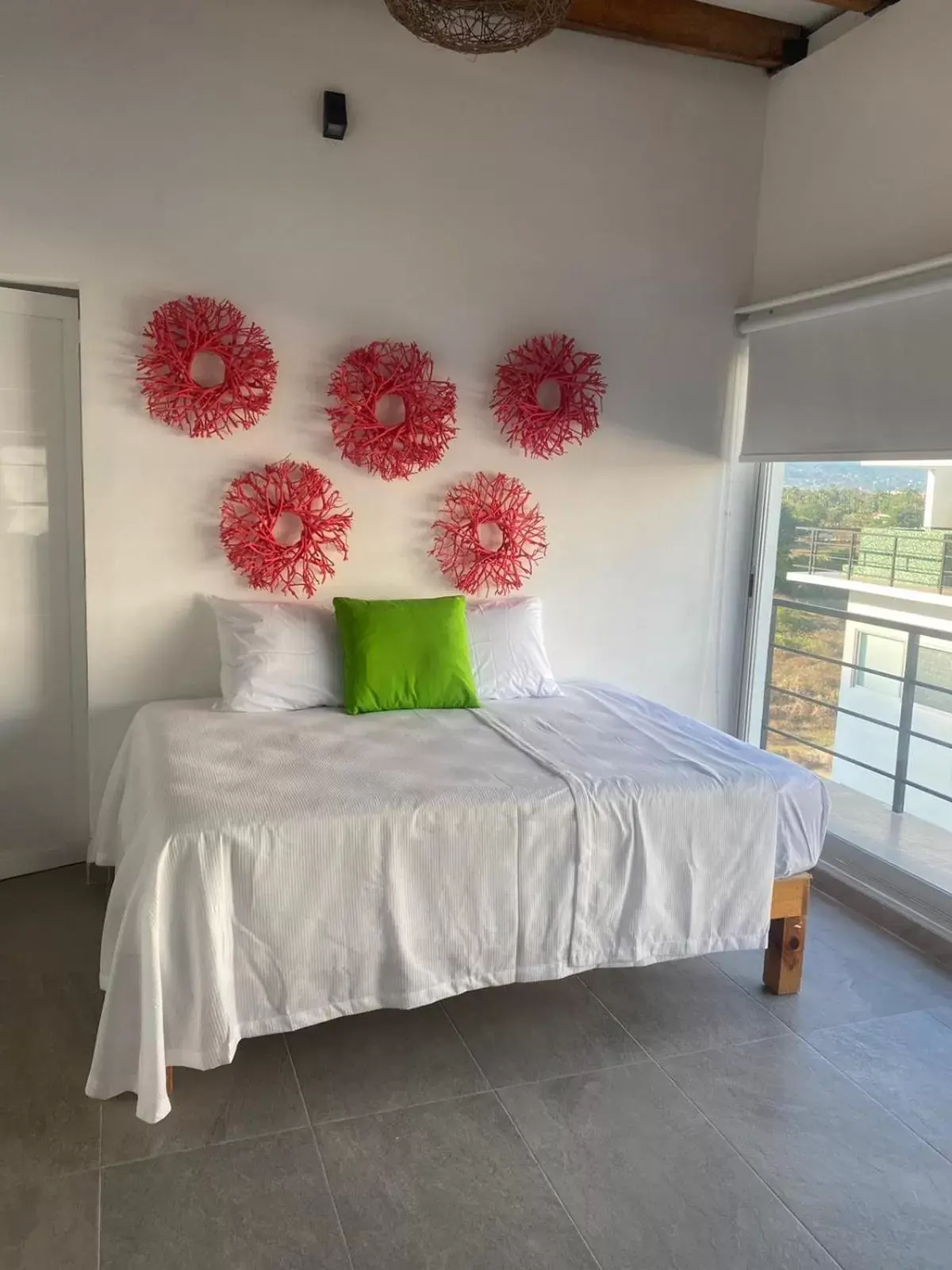 Bed in Papaya Condo Acapulco Diamante -Solo Adultos