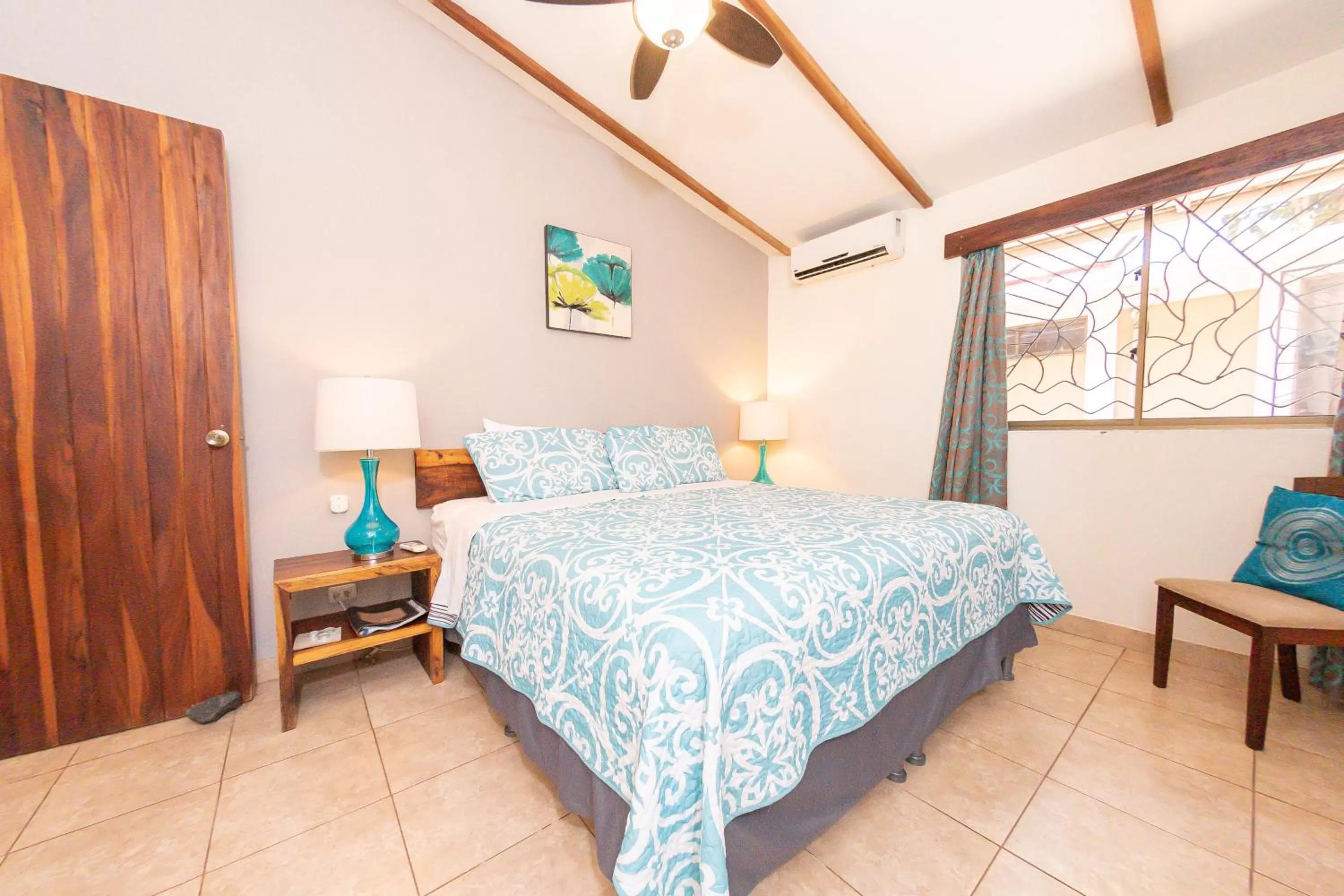 Bed in Xalli Beach Hotel