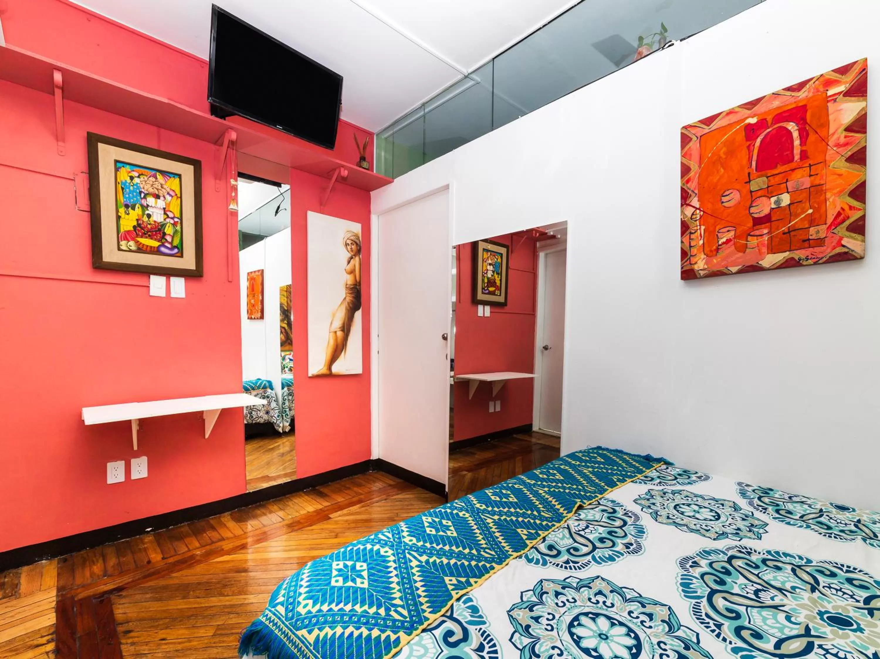 Bed in Casa Itzae B&B Polanquito Dog Friendly