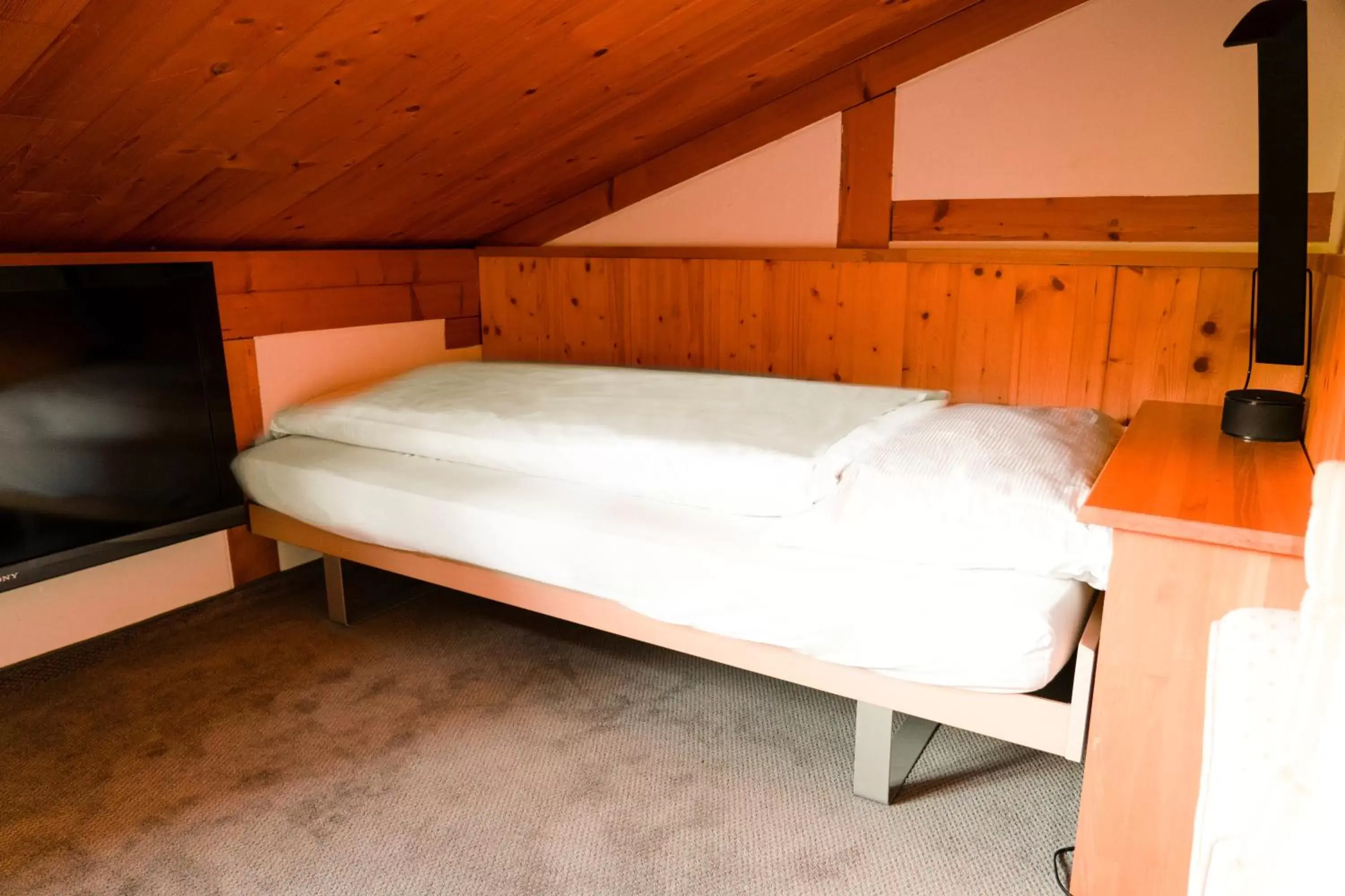 Bed in Hillsite Hotel Restaurant Flims