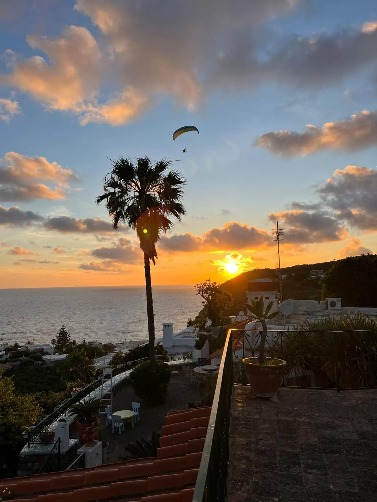 Sunrise/Sunset in Blu Panorama