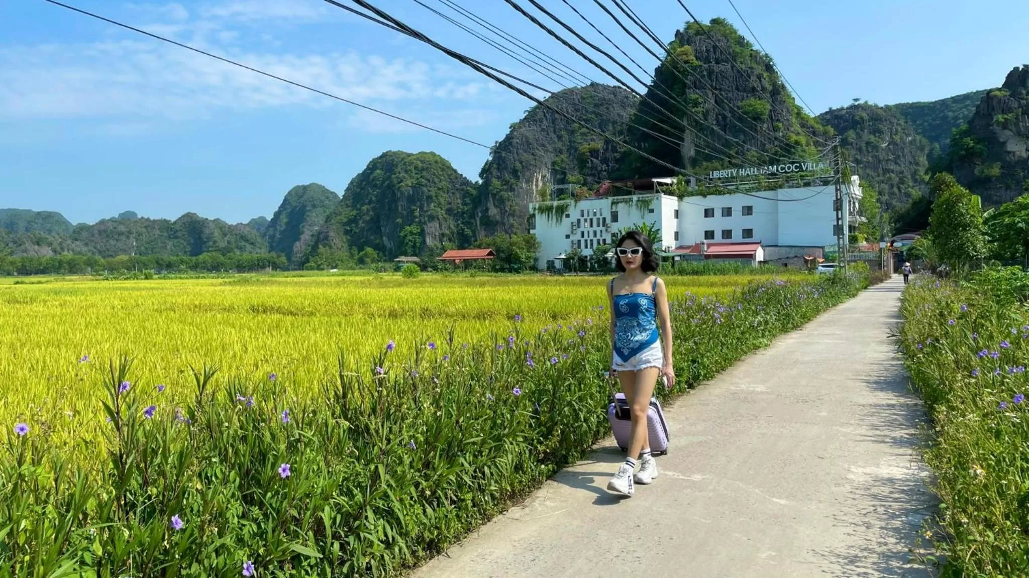 Property building in Liberty Hall Tam Coc Hotel & Villa