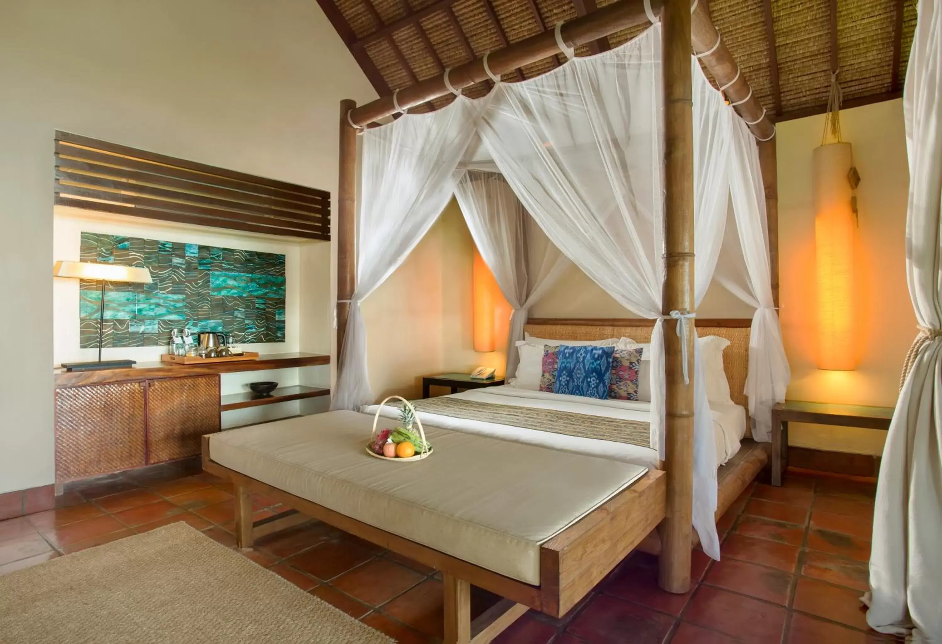 Bed in Jeeva Klui Resort Bed in Jeeva Klui Resort