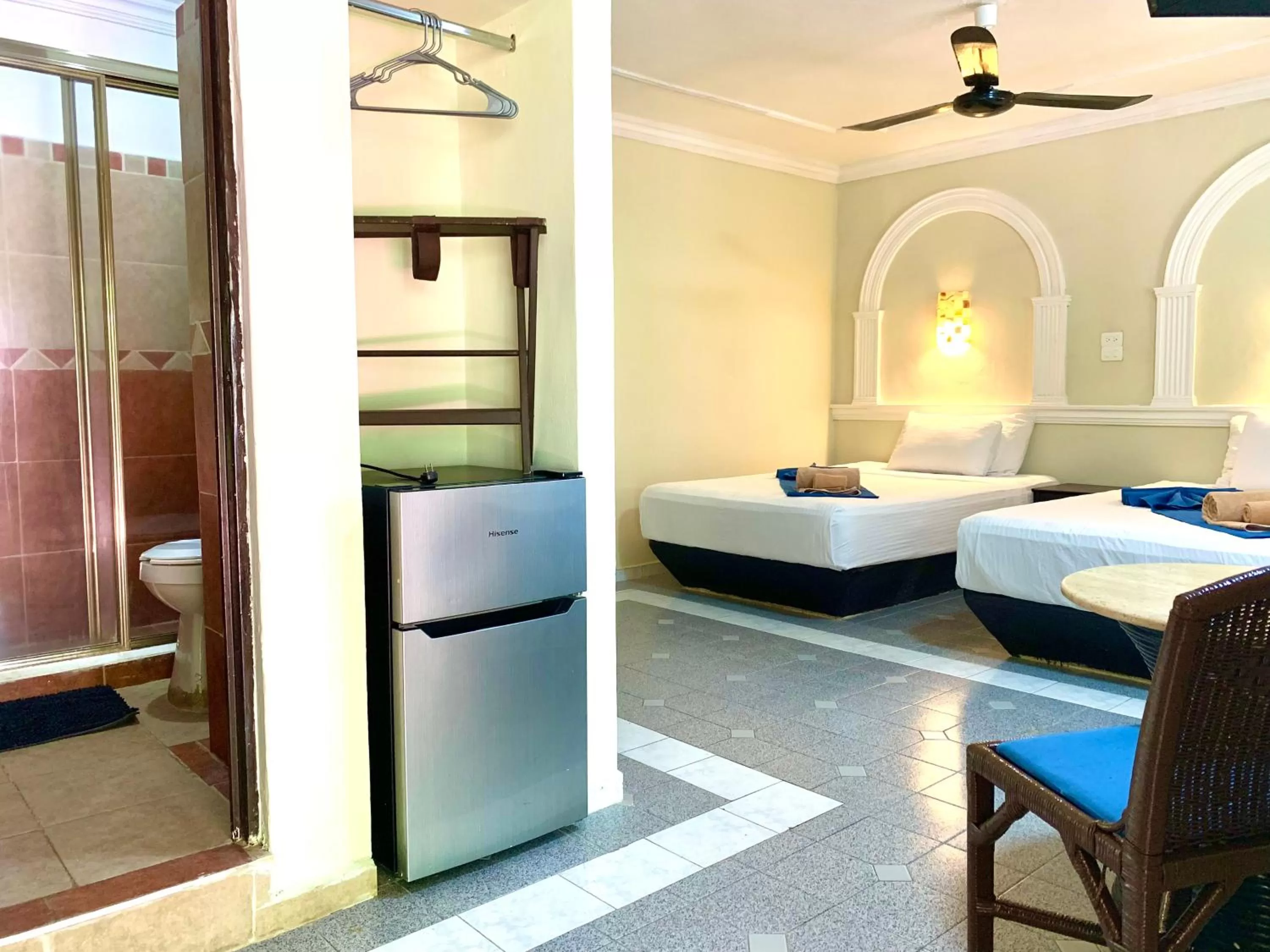 Bed in Hotel Green River