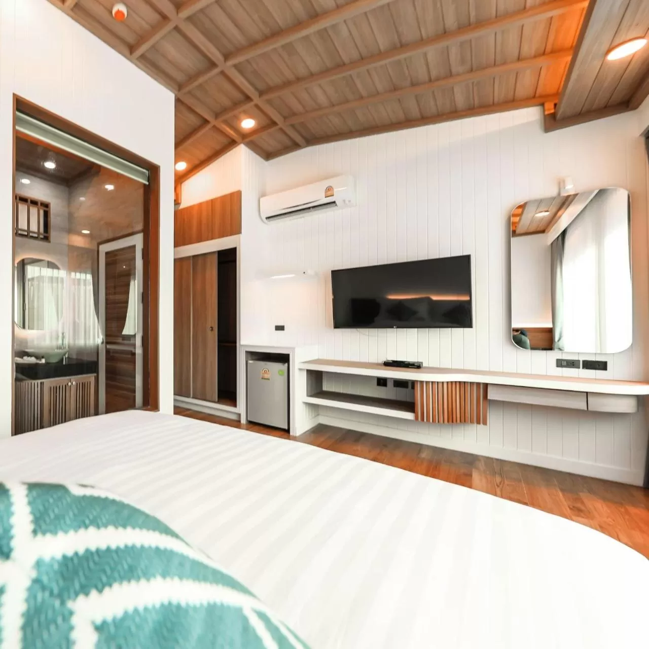 Bed in Kundala Beach Resort Hua Hin