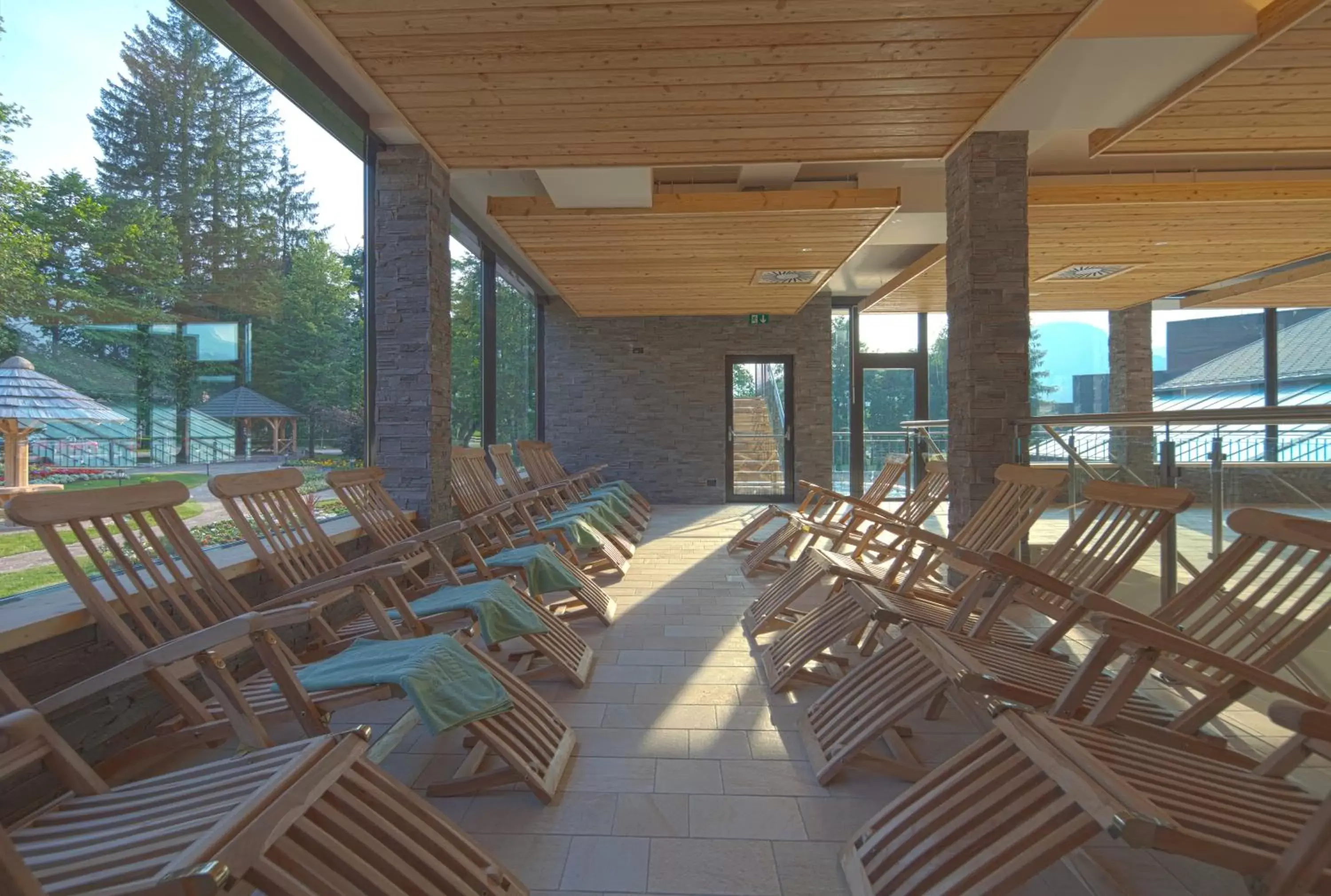 Balcony/Terrace, Restaurant/Places to Eat in Bohinj Eco Hotel