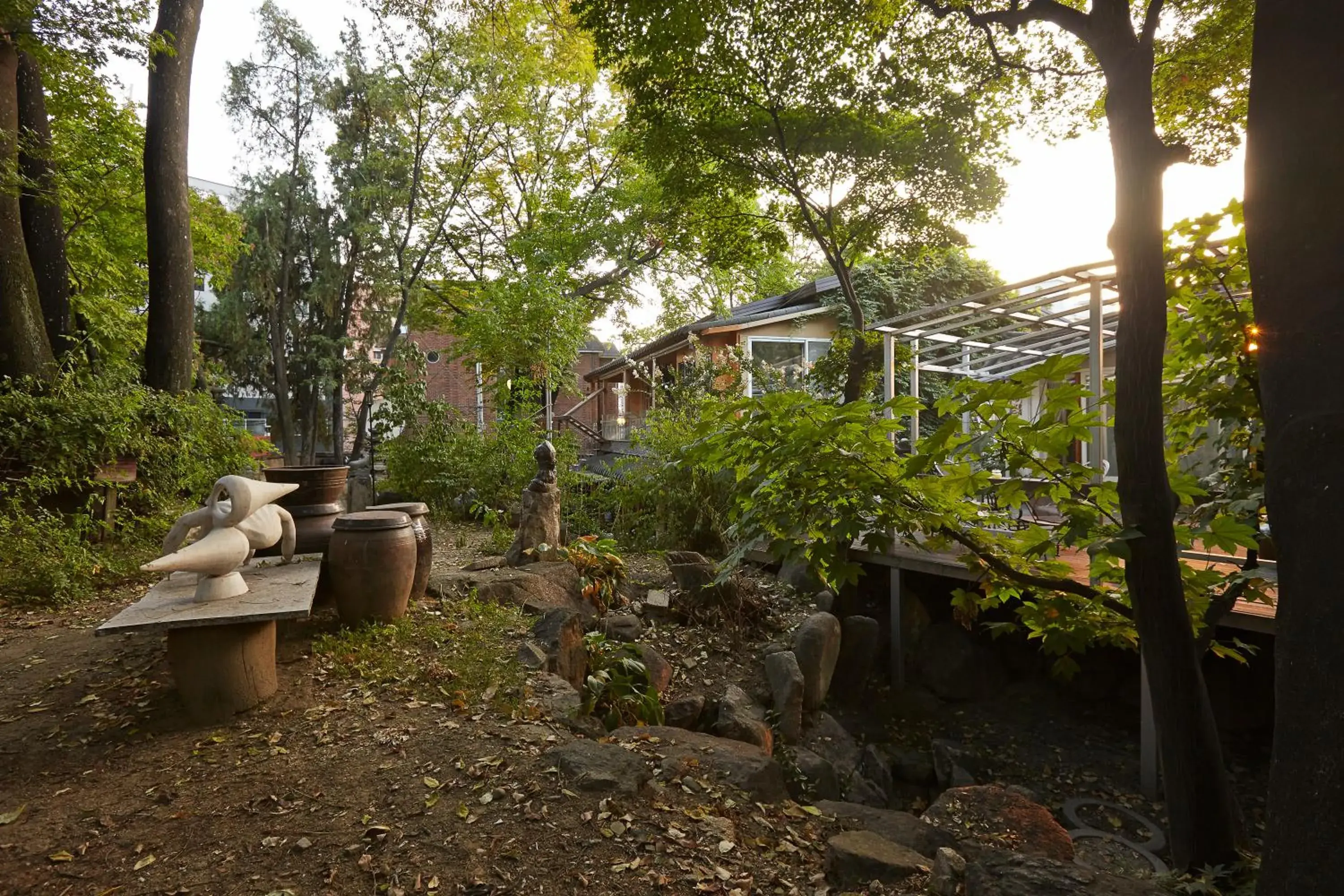 Garden in Jiwoljang Guest House