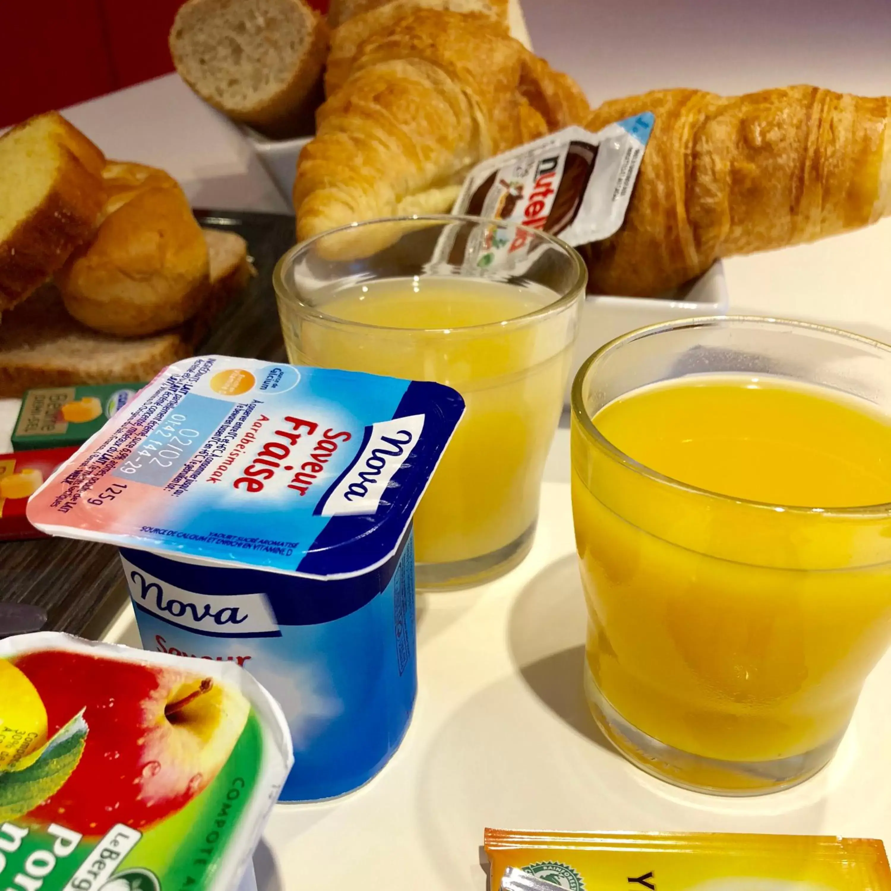 Continental breakfast in Premiere Classe Perpignan Sud