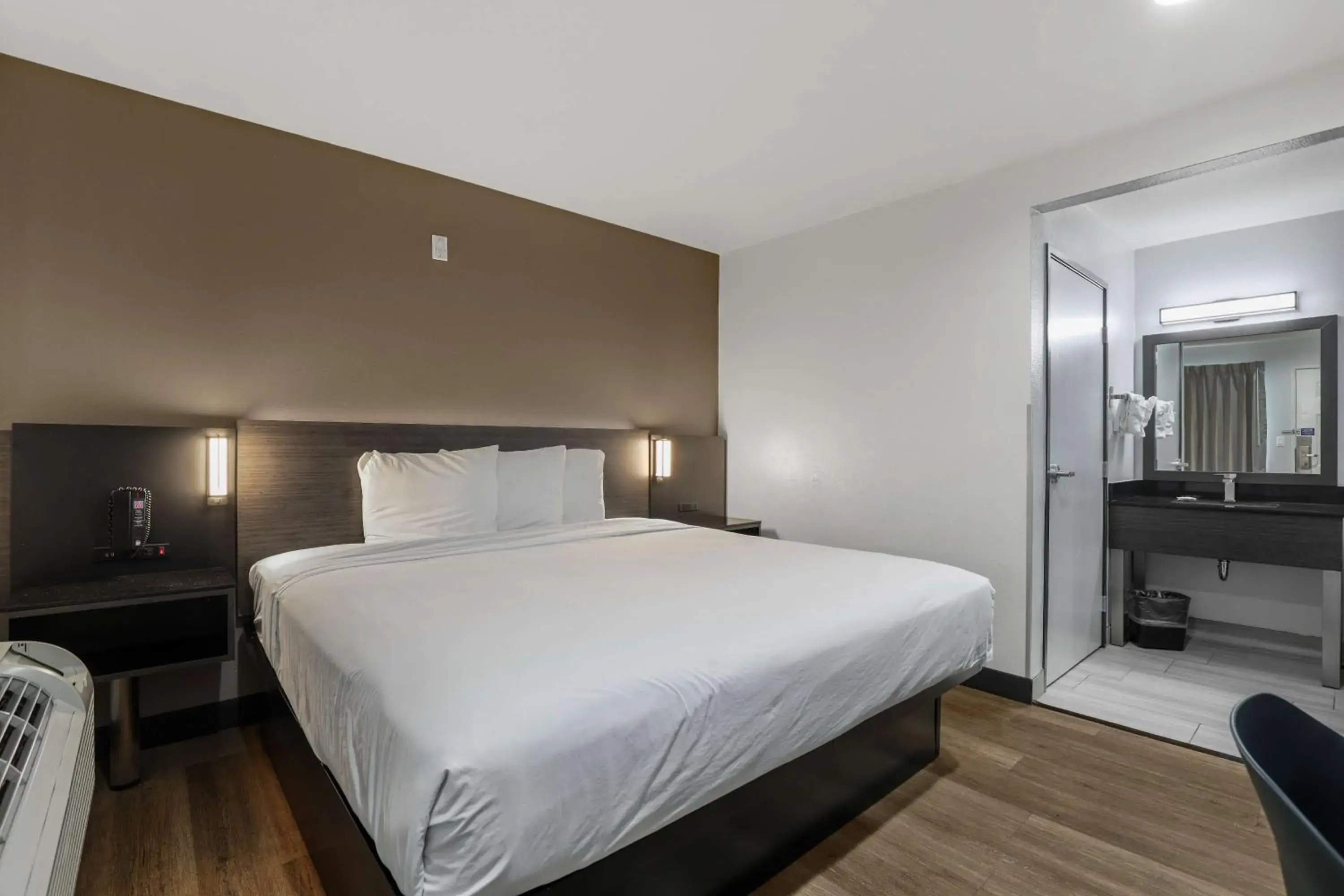 Bedroom, Bed in Motel 6-Escondido, CA Bedroom, Bed in Motel 6-Escondido, CA