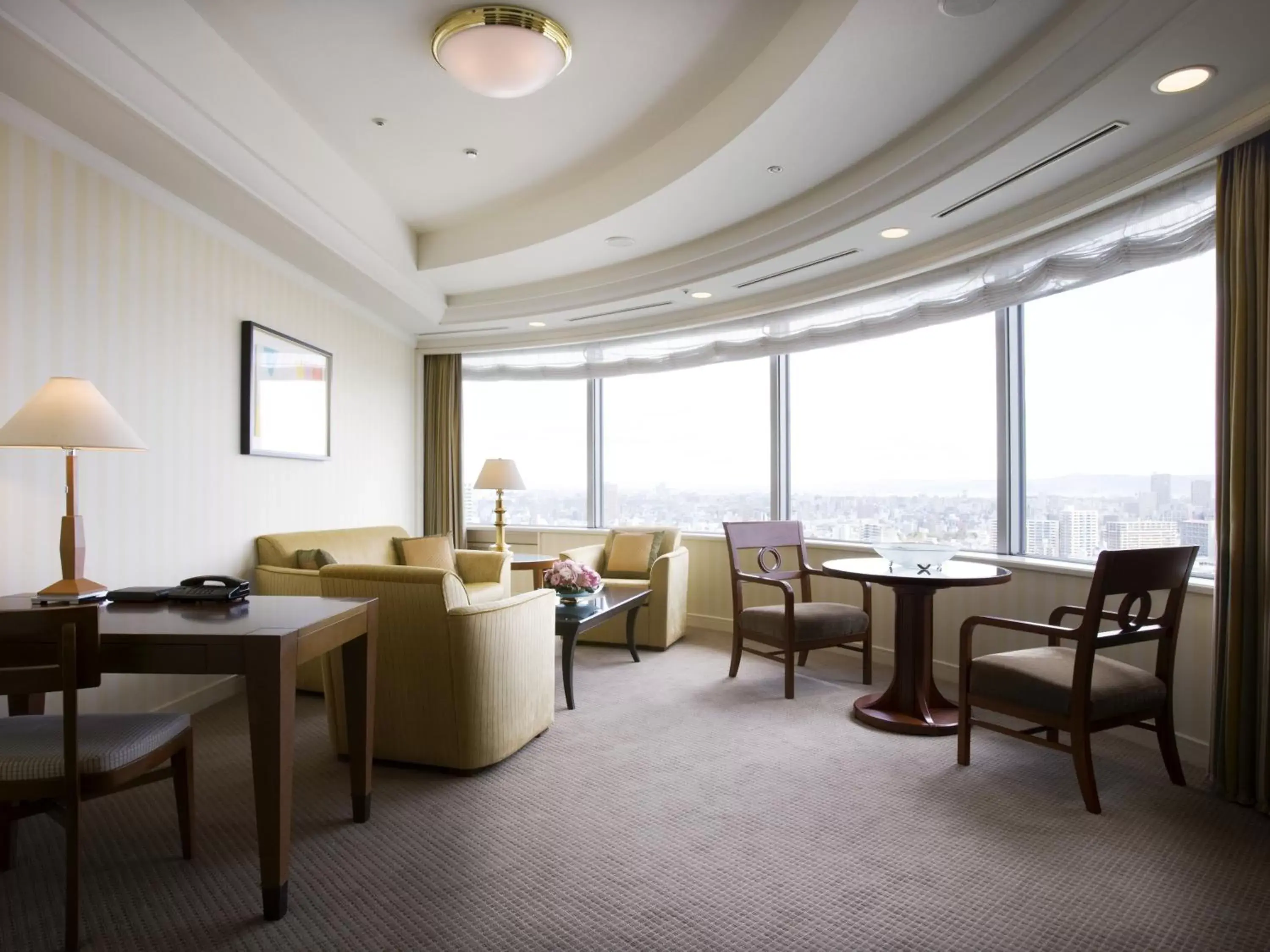 Park Suite Twin Room with Lounge & Fitness Access - single occupancy - Non-Smoking - River View in Imperial Hotel Osaka Park Suite Twin Room with Lounge & Fitness Access - single occupancy - Non-Smoking - River View in Imperial Hotel Osaka