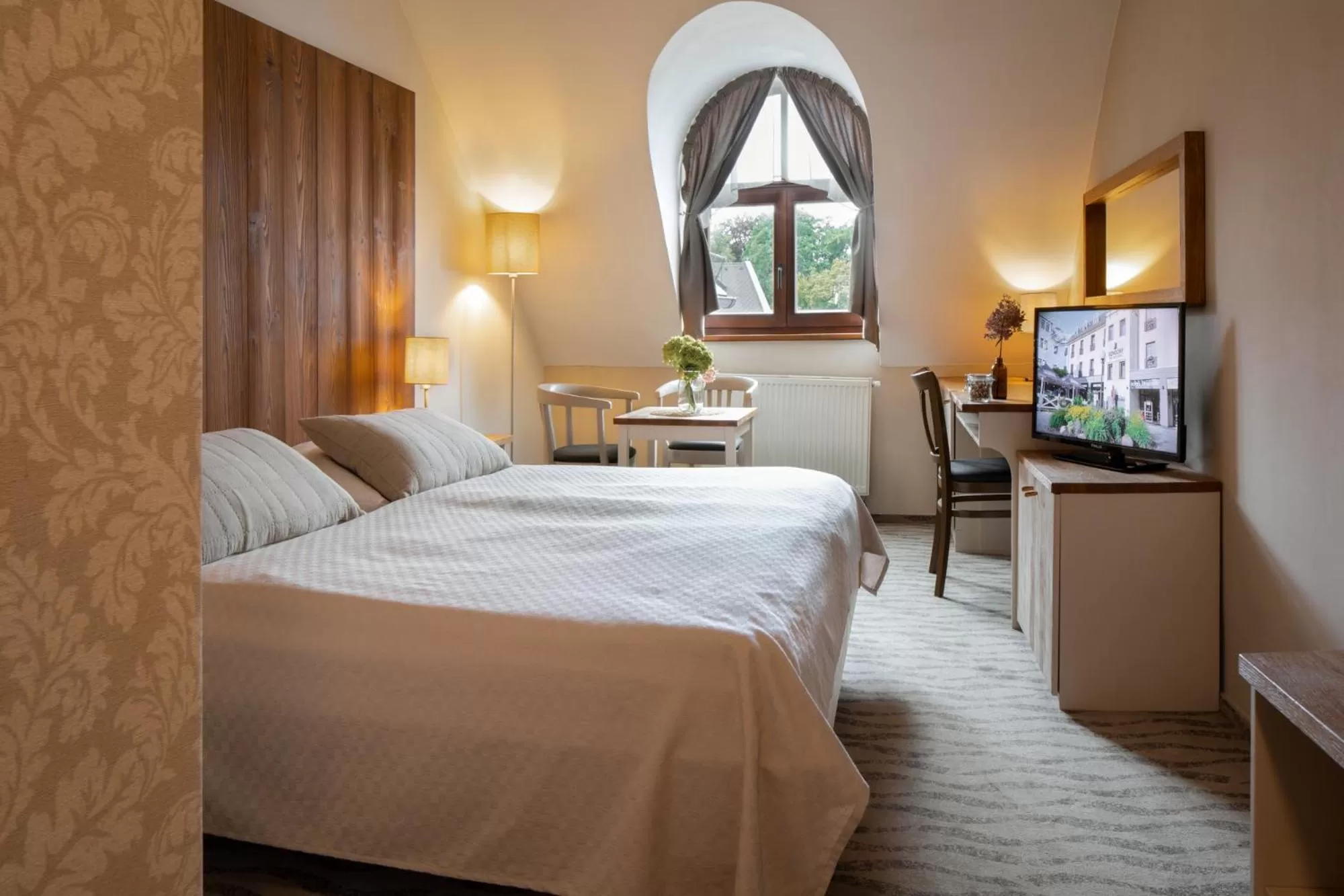 Bed in Wellness Hotel Gendorf