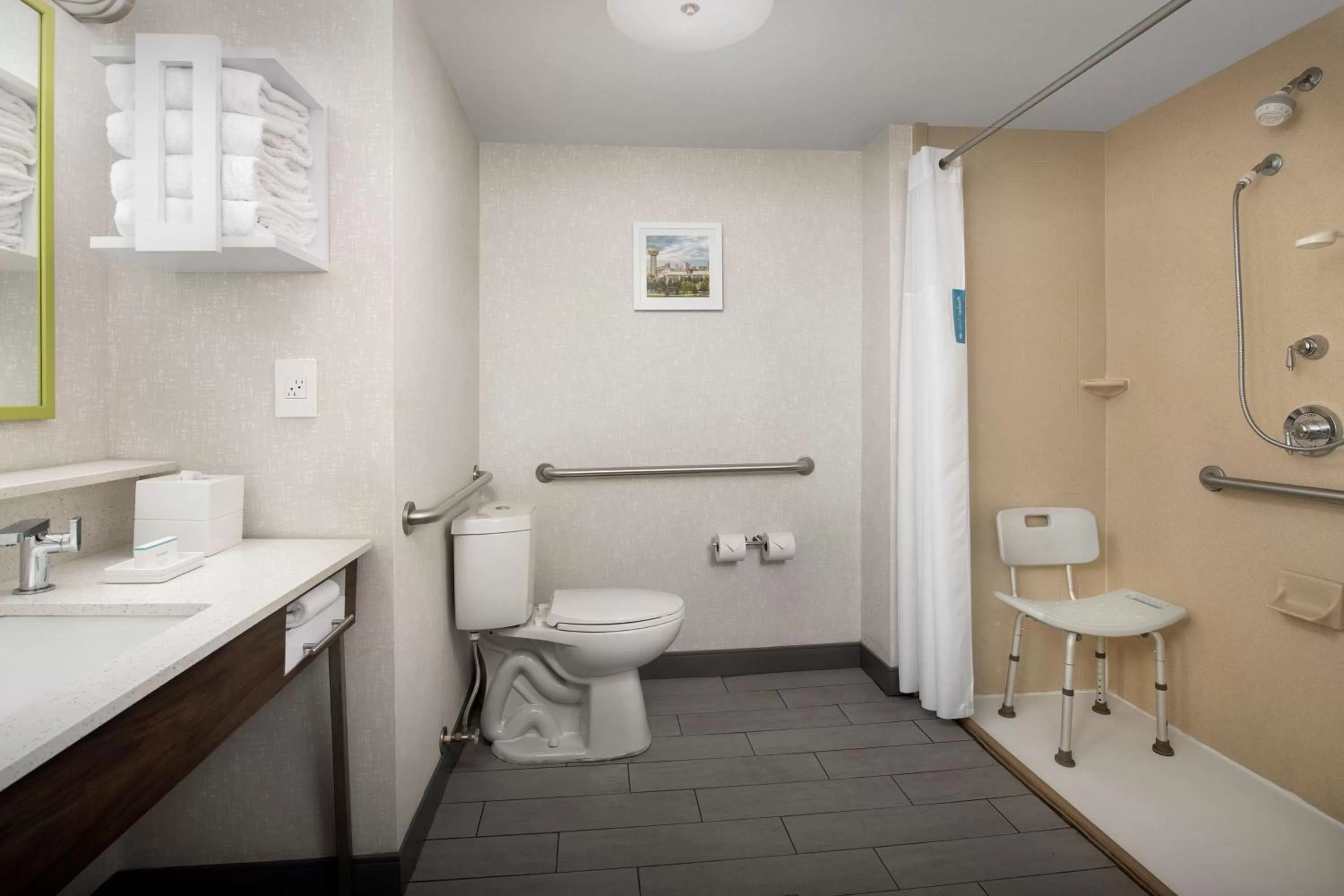 Bathroom in Hampton Inn Knoxville-East