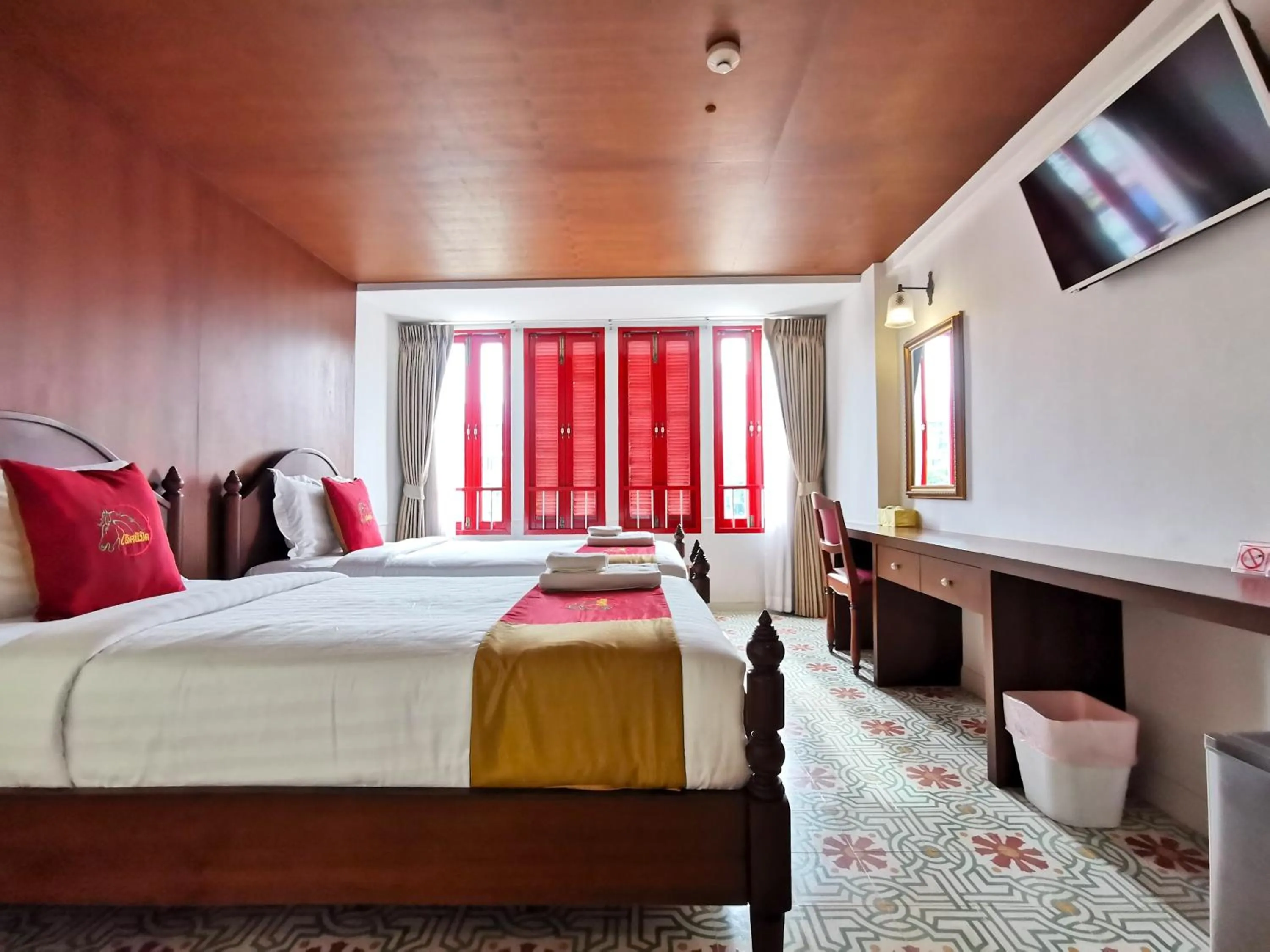 Bedroom, Bed in Lertnimit Boutique Hotel