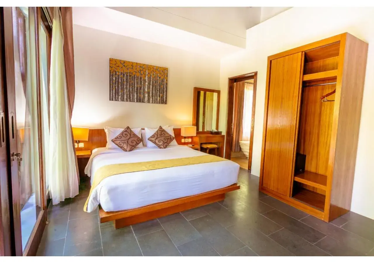 Bed in The Canggu Boutique Villas and Spa