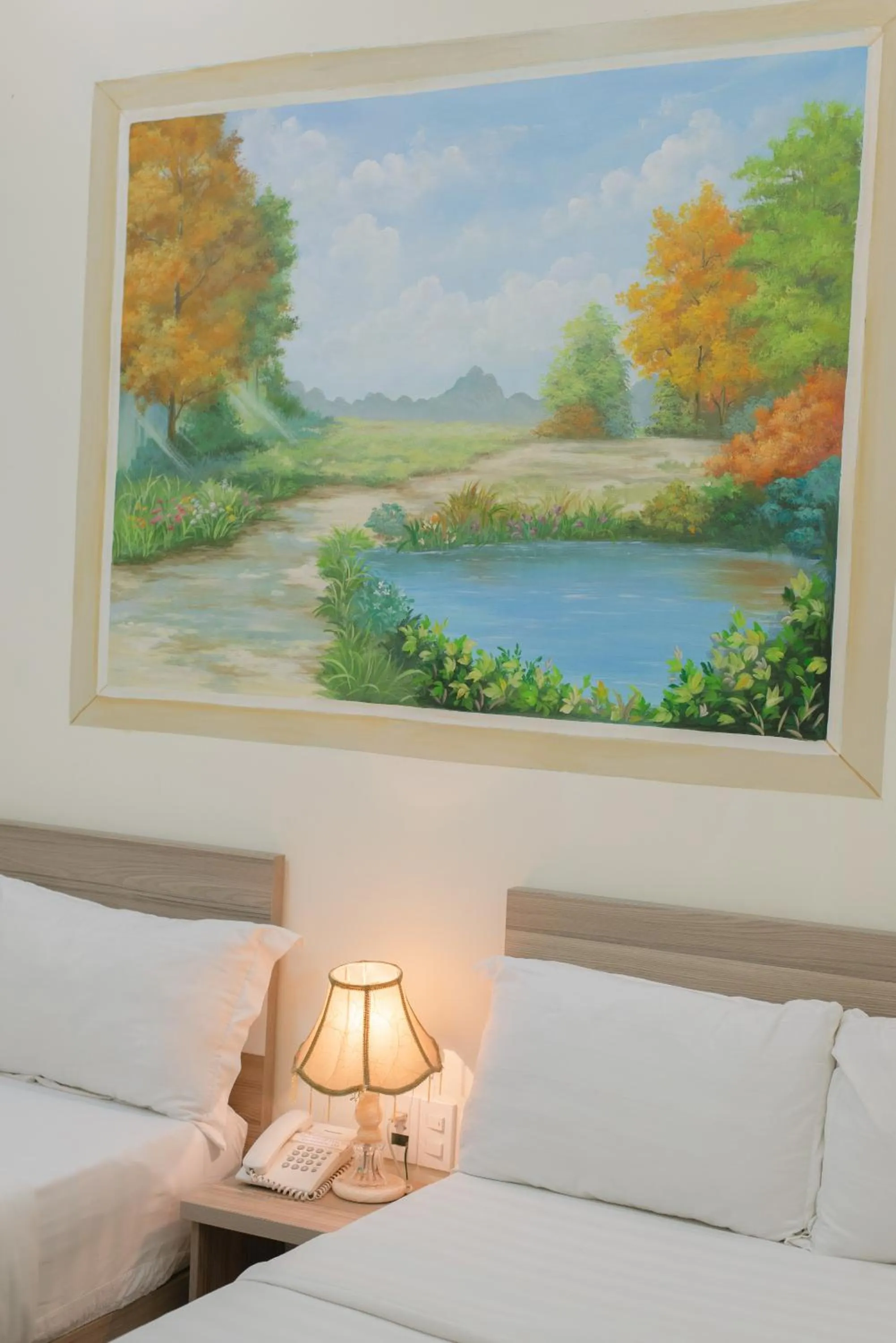 Decorative detail, Bed in Tasme Hotel