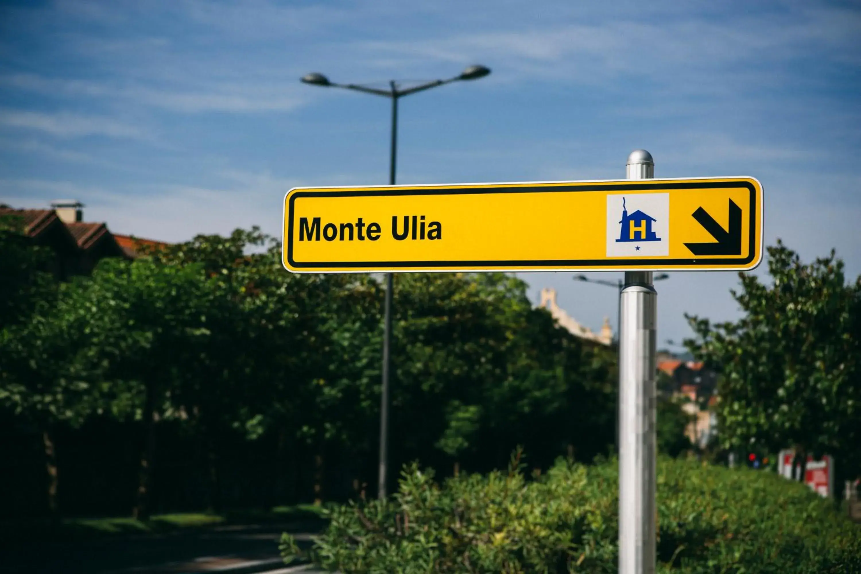Logo/Certificate/Sign in Hotel Monte Ulia