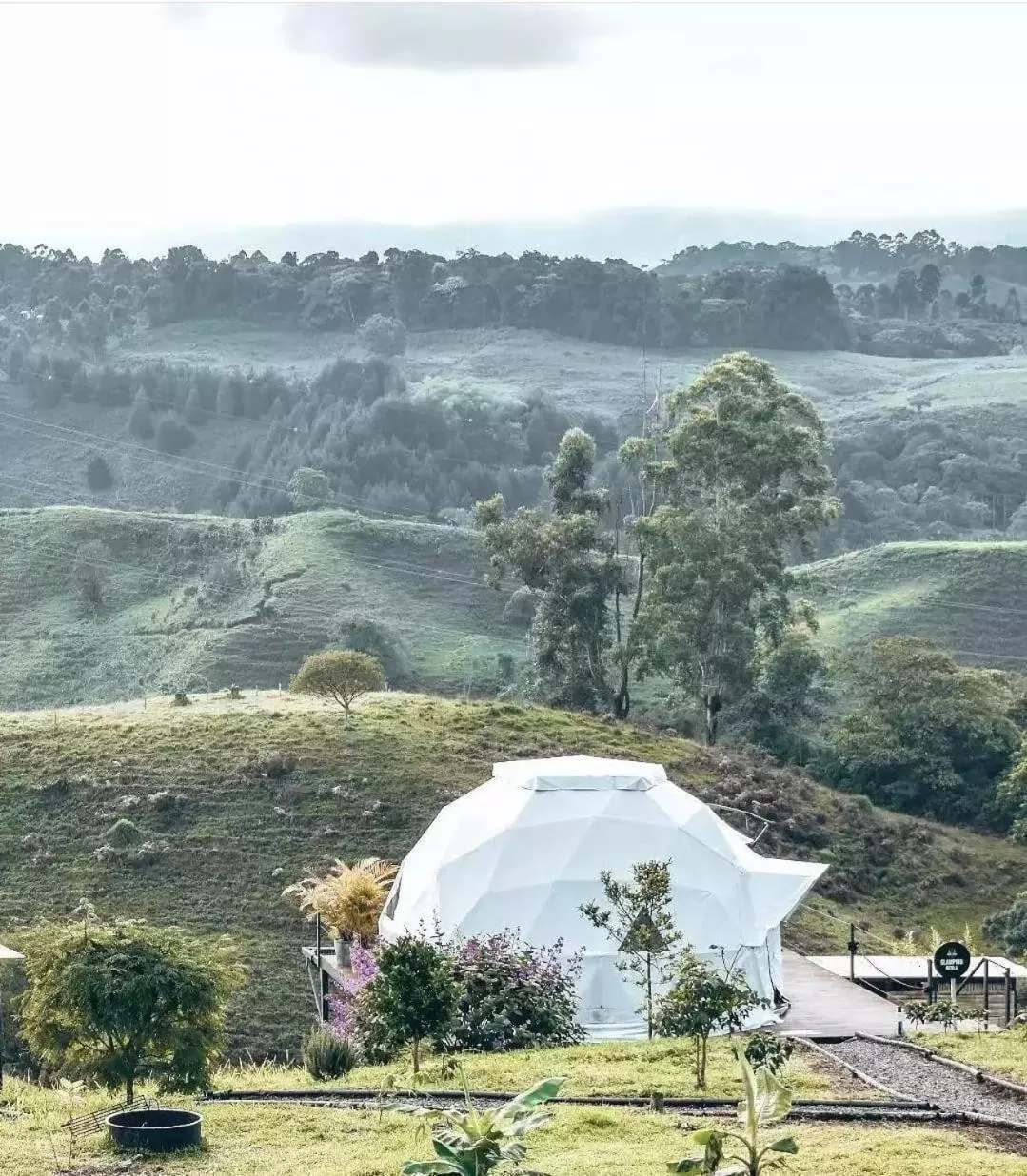 Natural landscape in Ecohotel Monte Tierra Habitaciones y Glamping