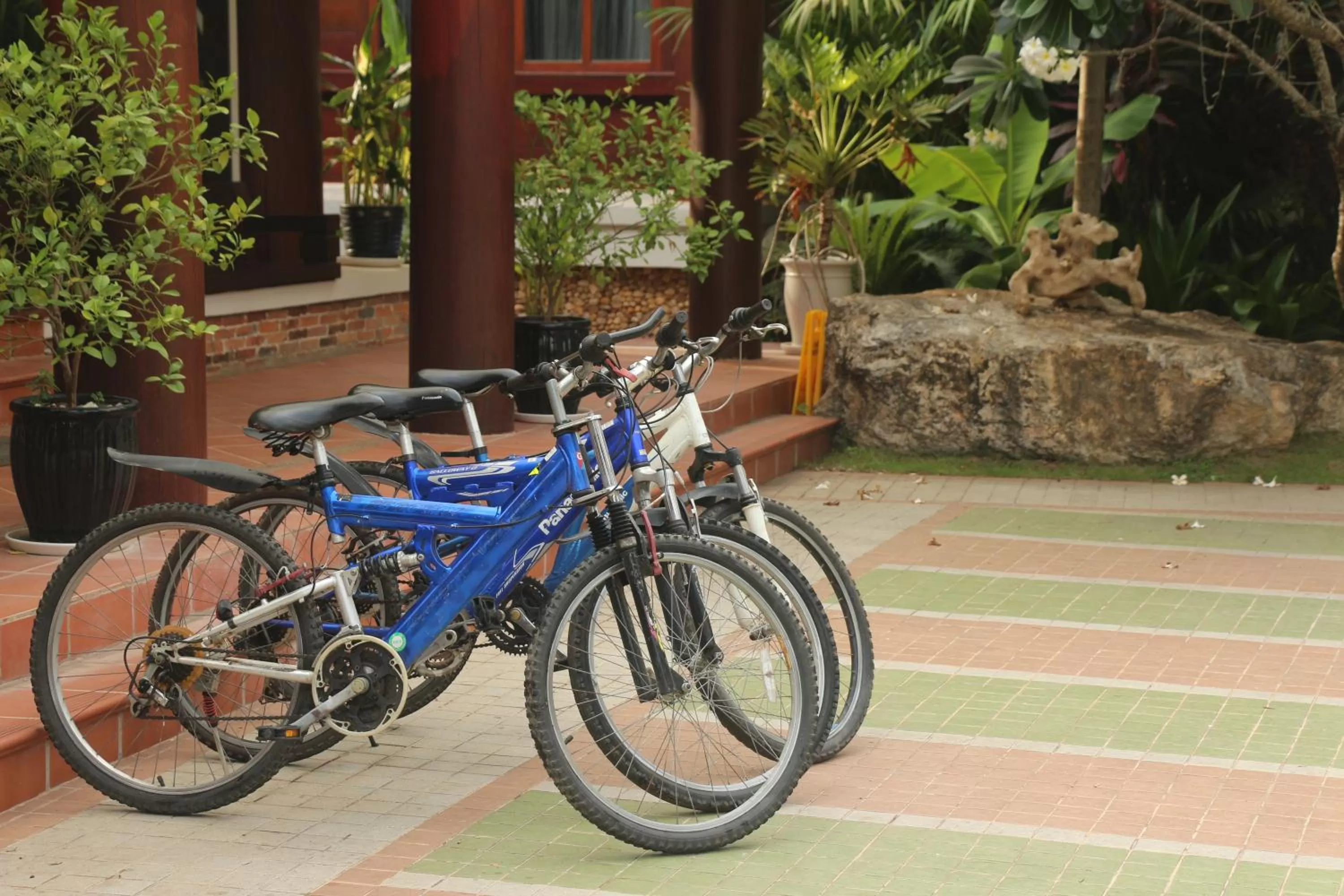 Cycling in Try Palace Resort Kep