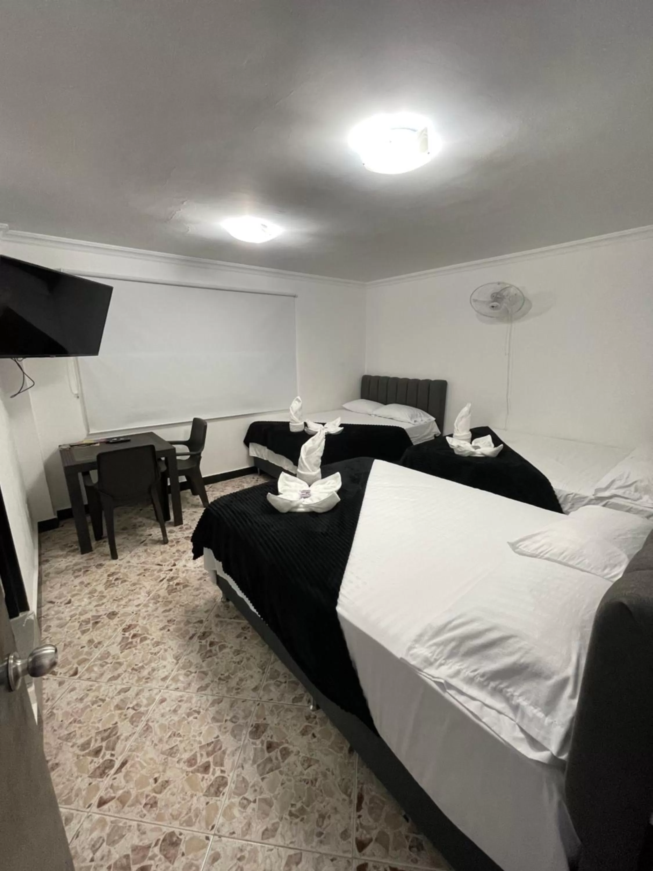 Bed in Hotel De León Estadio