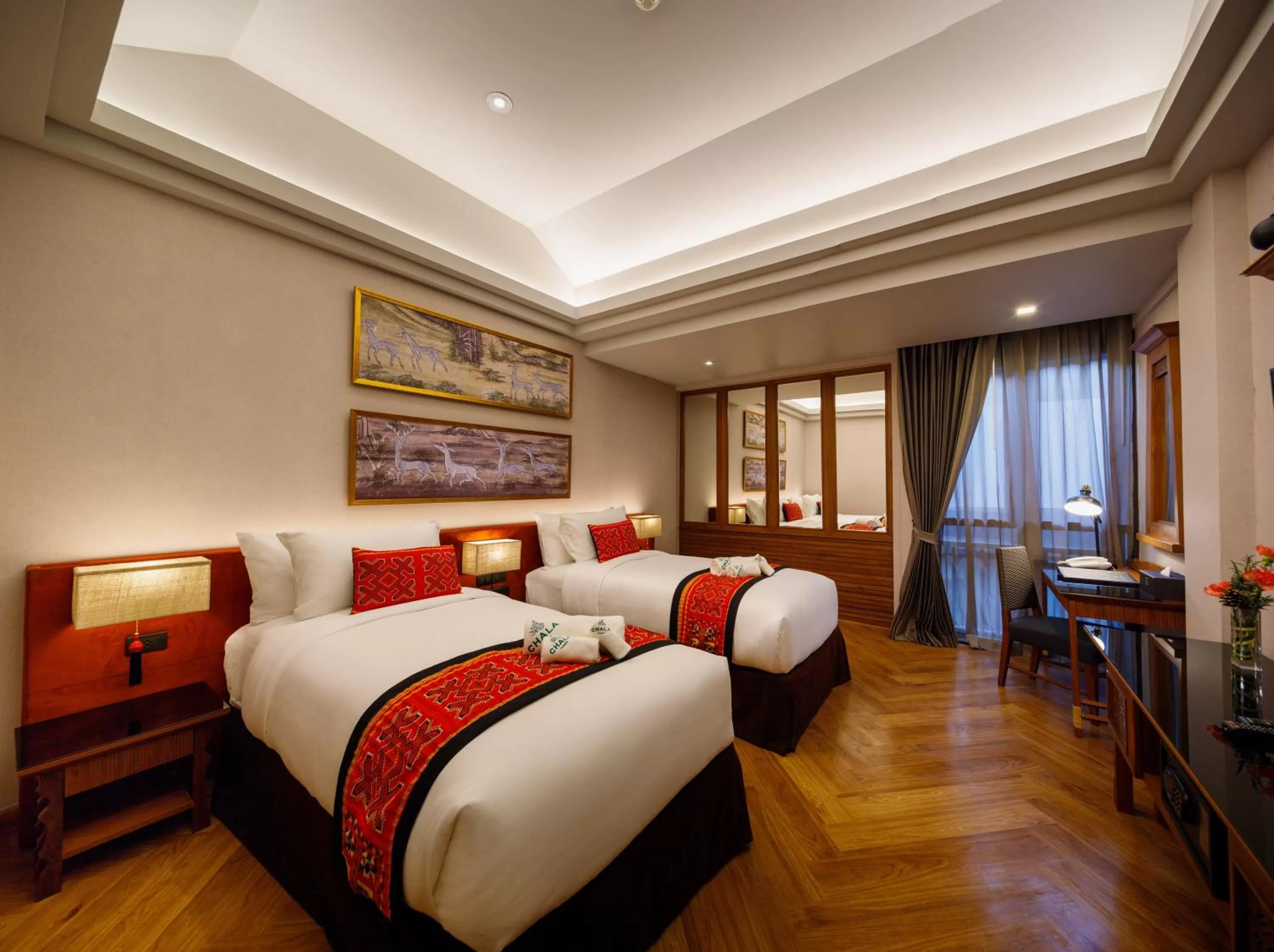 Photo of the whole room, Bed in Chala Number6