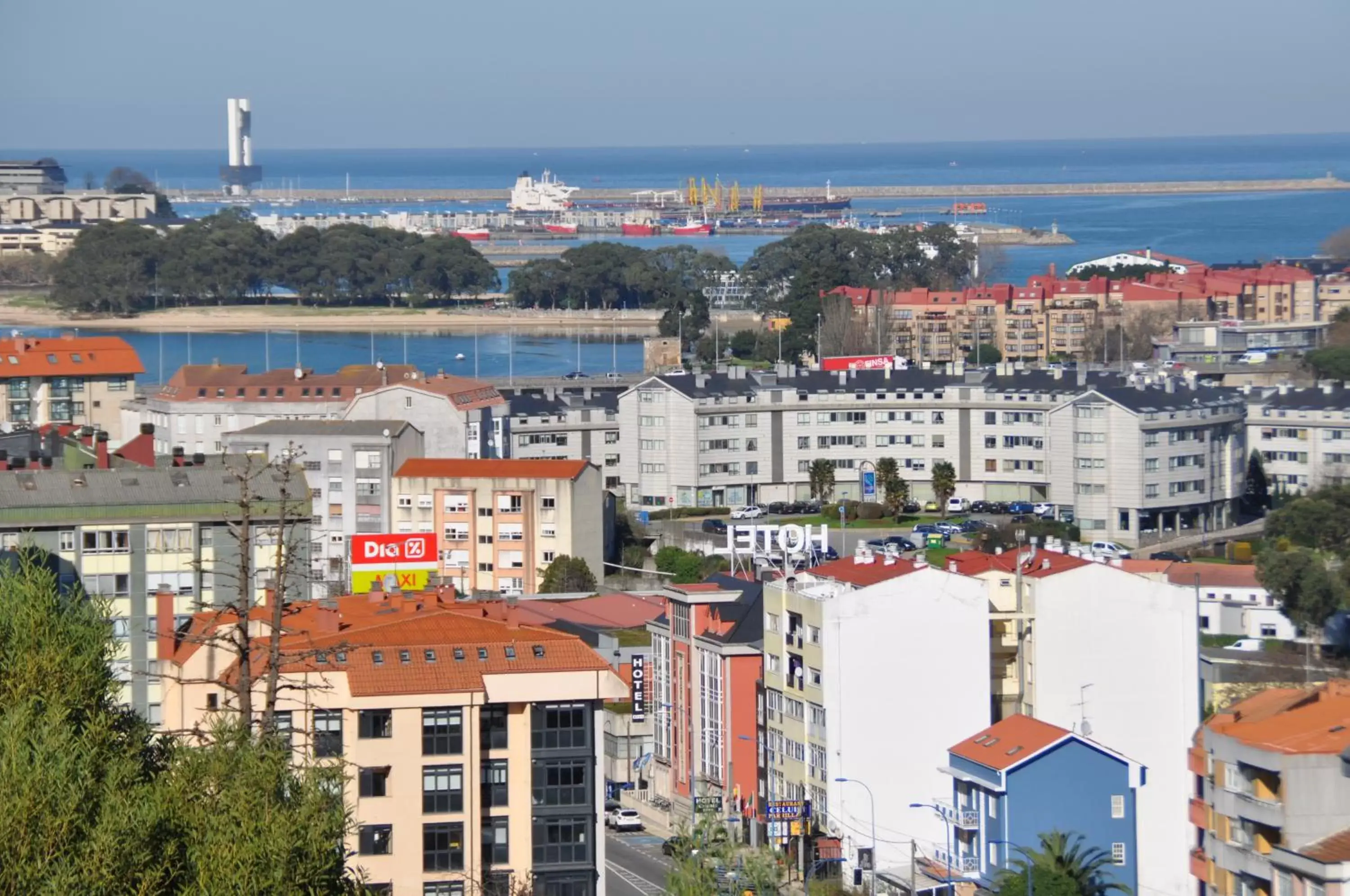 Neighbourhood, Bird's-eye View in Hotel Crunia I A Coruña