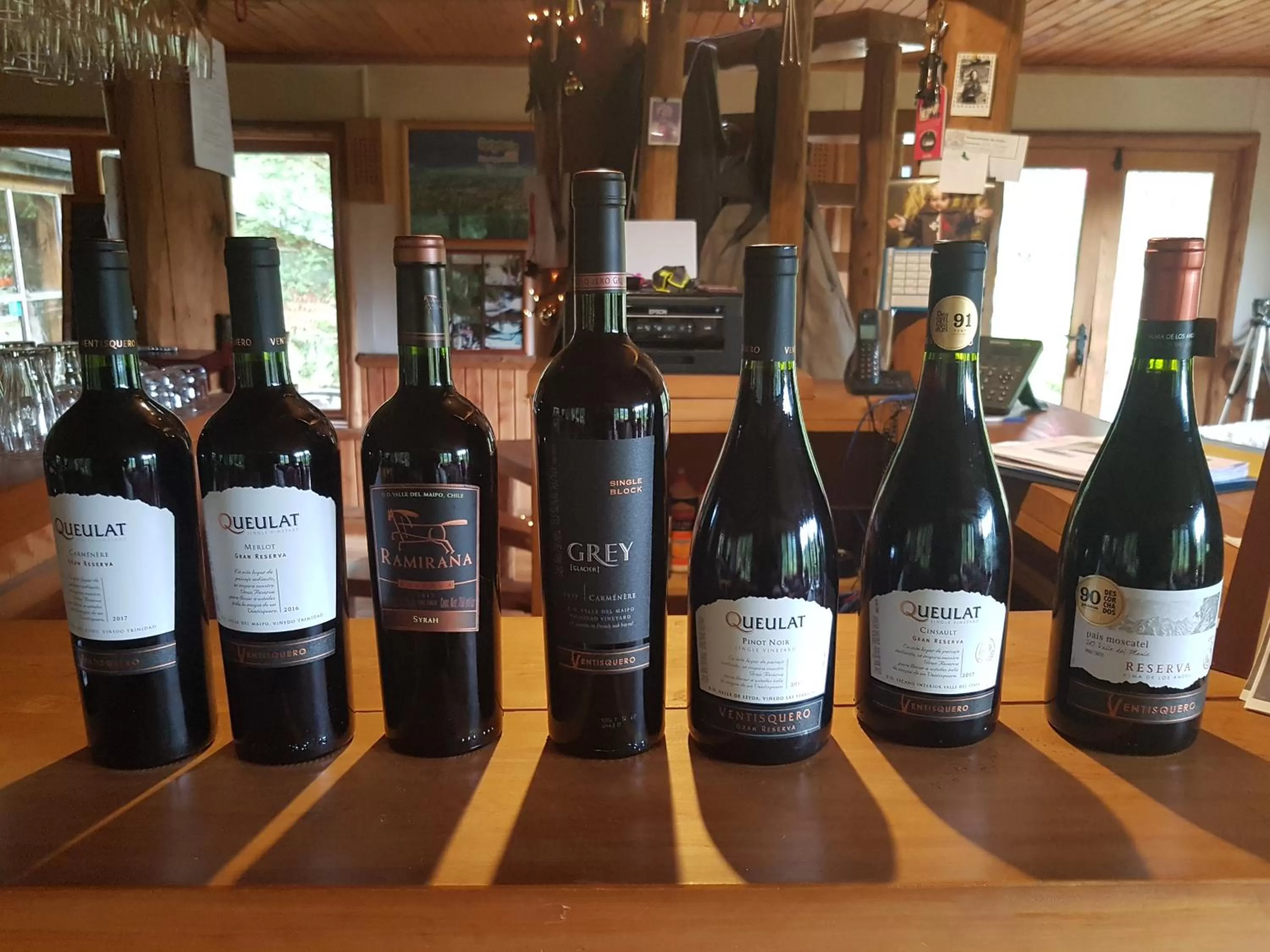 Drinks in Posada Queulat