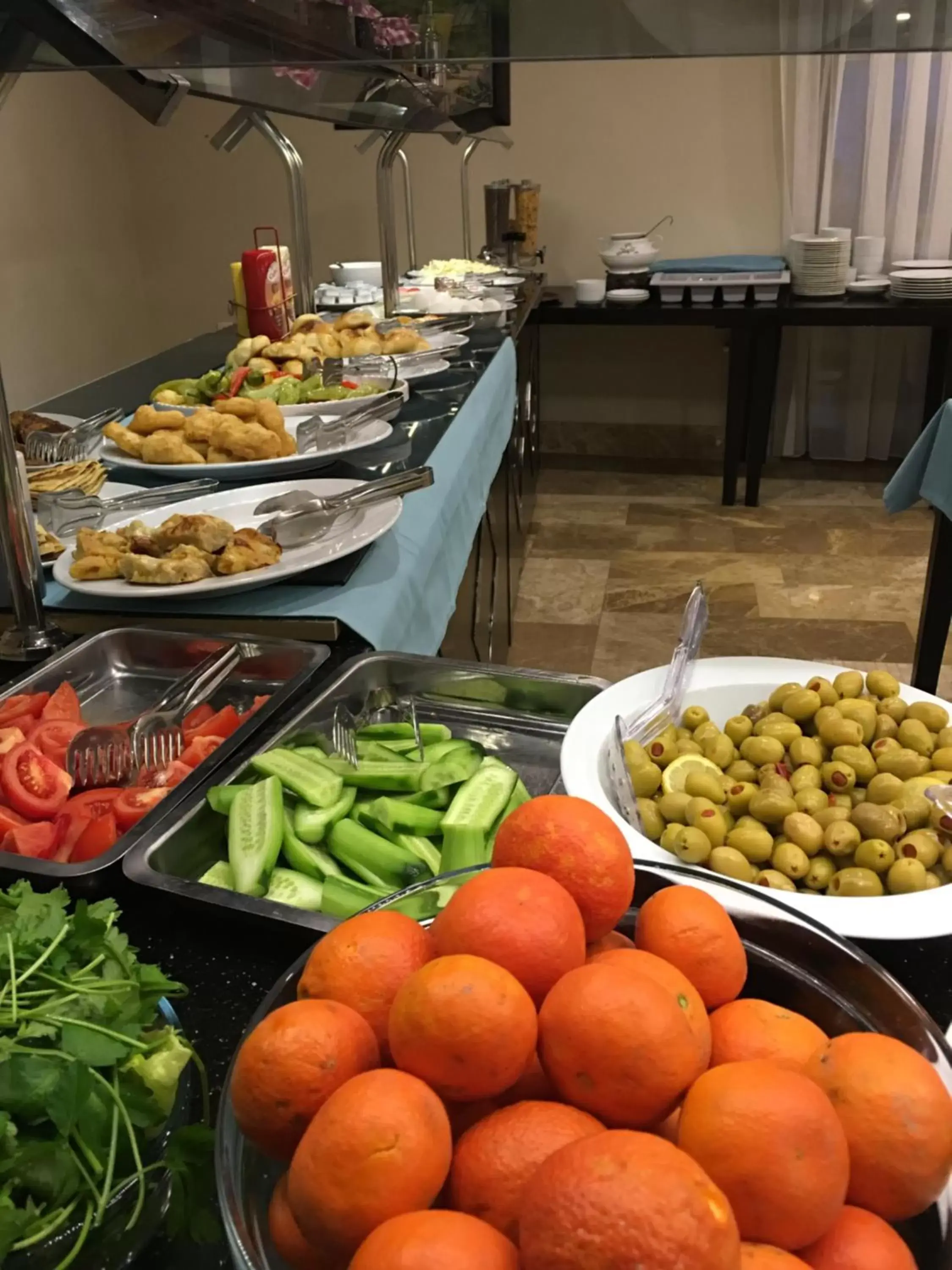 Buffet breakfast, Food in Ayhan Hotel