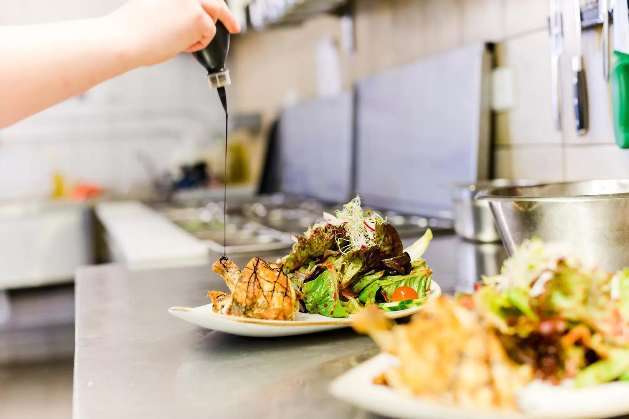 Restaurant/places to eat in Parkhotel Krone