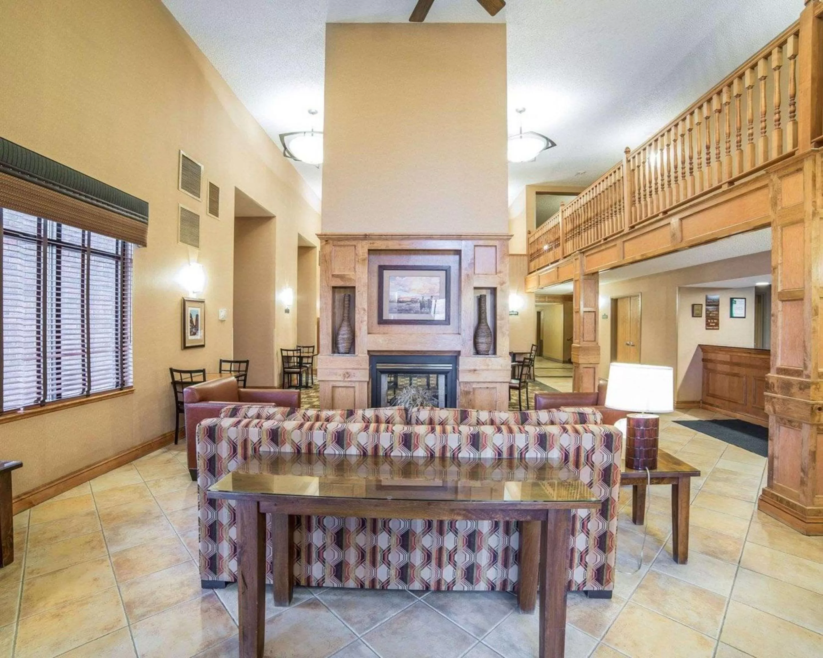 Lobby or reception in Quality Inn & Suites Casper near Event Center
