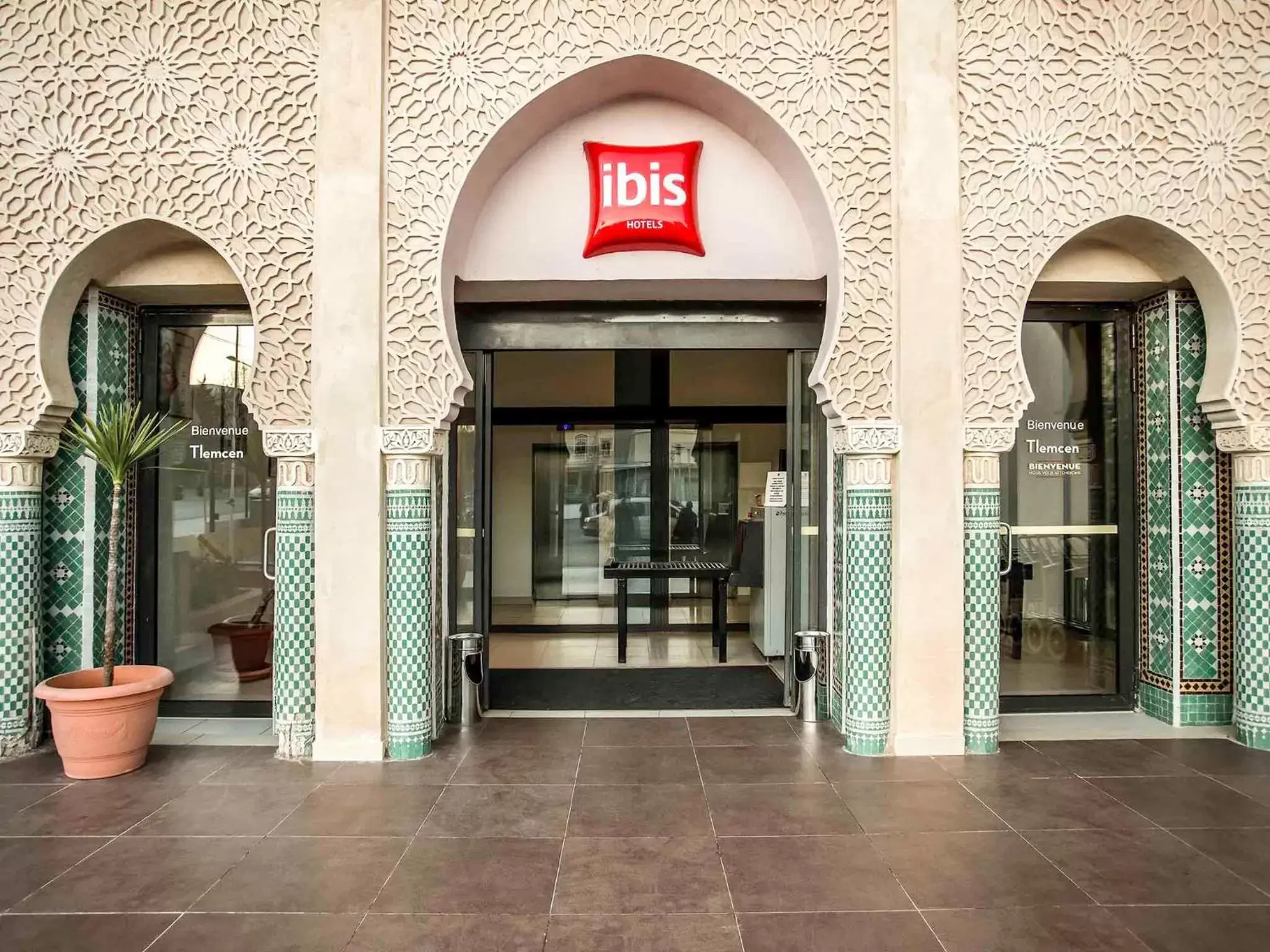 Facade/entrance in ibis Tlemcen